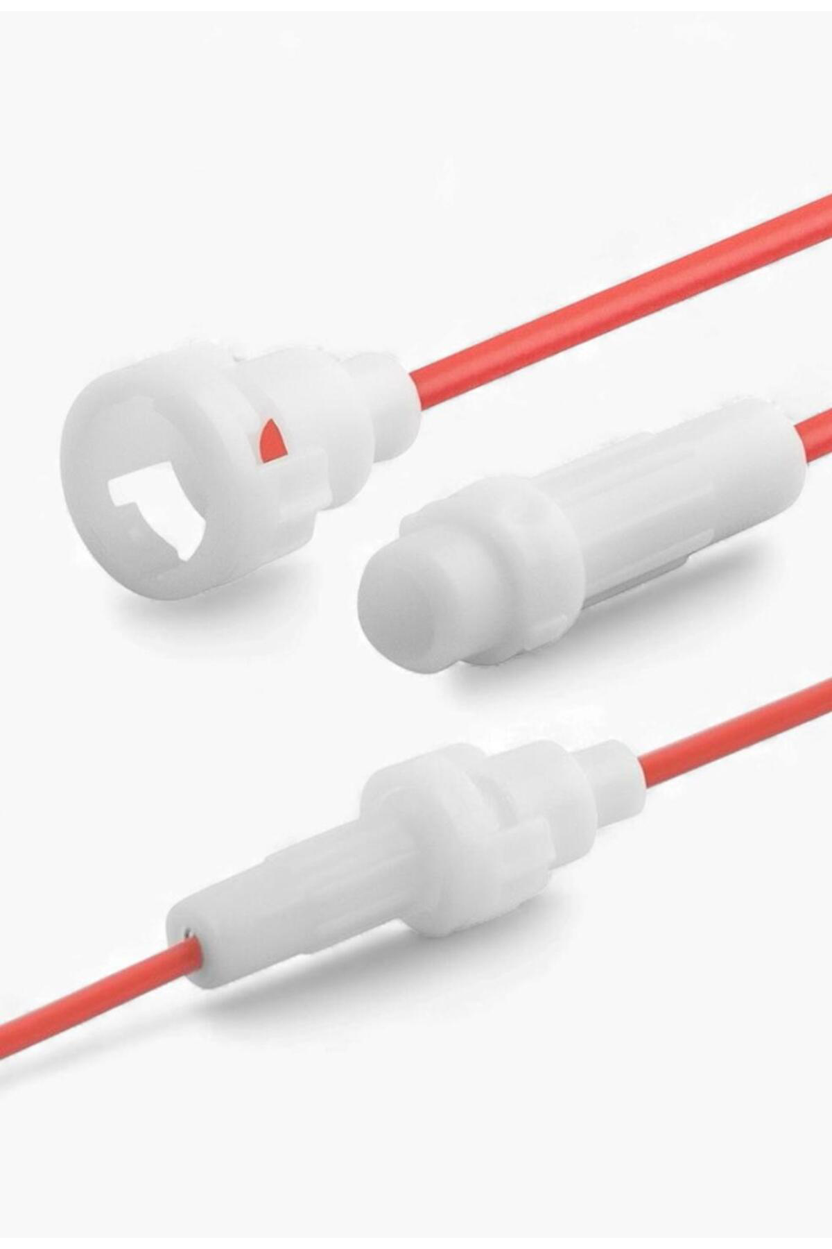 Kablolu Küçük Sigorta Yuvası 5x20mm | Cam Sigorta Tutucu, Oto ve 