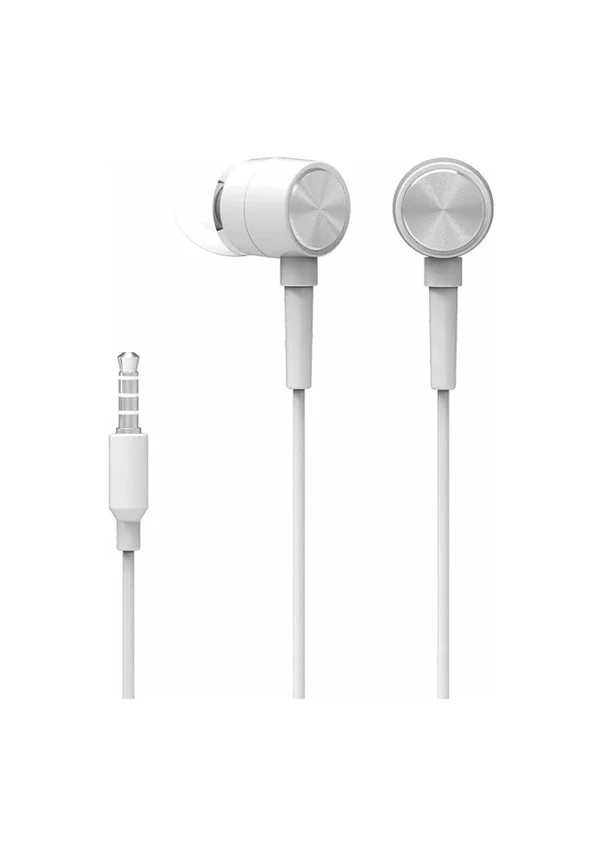 Kablolu Kulak Içi Kulaklık Mikrofonlu 3.5Mm Pc Telefon Uyumlu Beyaz DHH1111WT