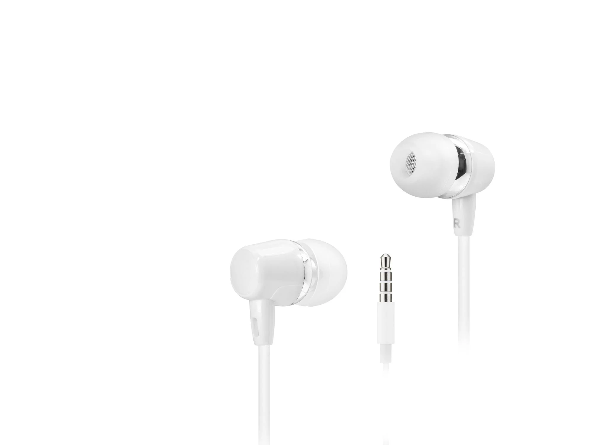 Kablolu Kulak İçi Mikrofonlu Kulaklık 3.5 Mm Pc Telefon Uyumlu Beyaz DHE7000WT