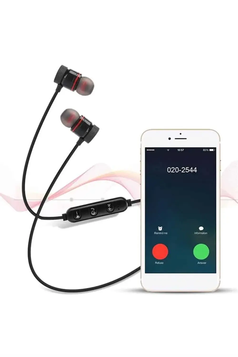 Kablolu Kulakiçi Bluetooth Kulaklık Mıknatıslı ANC Özellikli Yüks