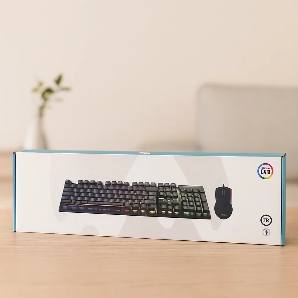Kablolu RGB Oyuncu Klavye ve Mouse Seti - Siyah Fiyatı, Yorumları ve Özellikleri