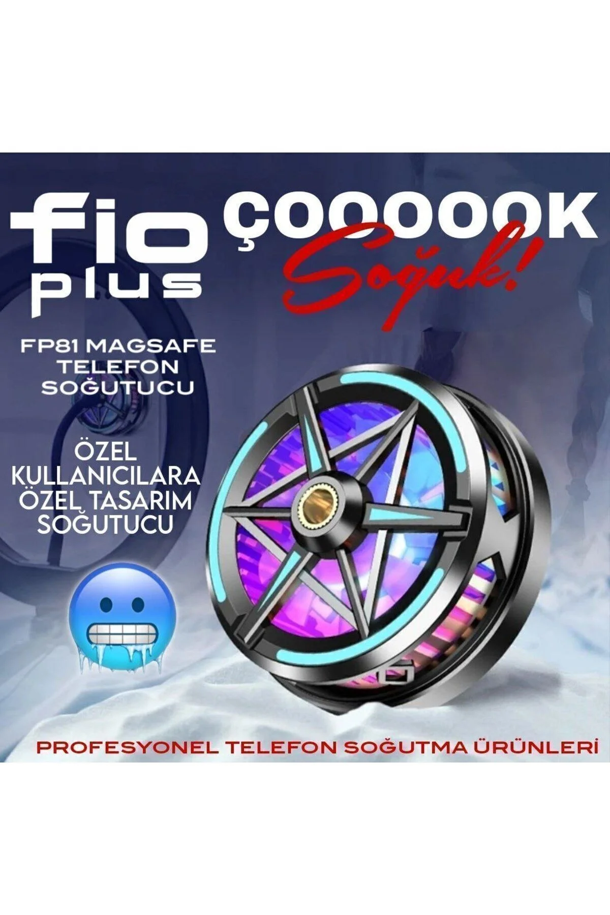 Kablolu Telefon Soğutucu Fan ve Alüminyum Radyatör ile Mobil Oyun Performansı İçin Soğutma Aksesuarı