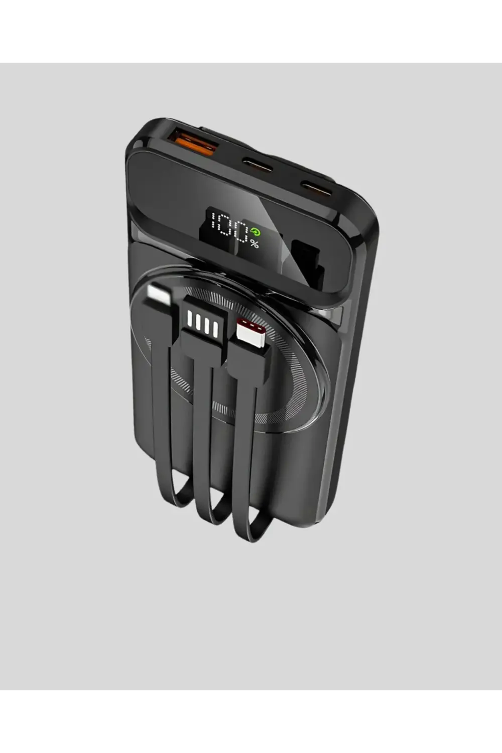 Kablosuz 15W Şarj Destekli 10000 mAh Taşınabilir Powerbank – Hızl