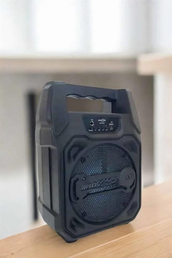 Kablosuz 6.5 İnç TWS Bluetooth Hoparlör - 15W Güç, 1200mAh Pil, FM Radyo, TF Kart ve Mikrofon Desteği
