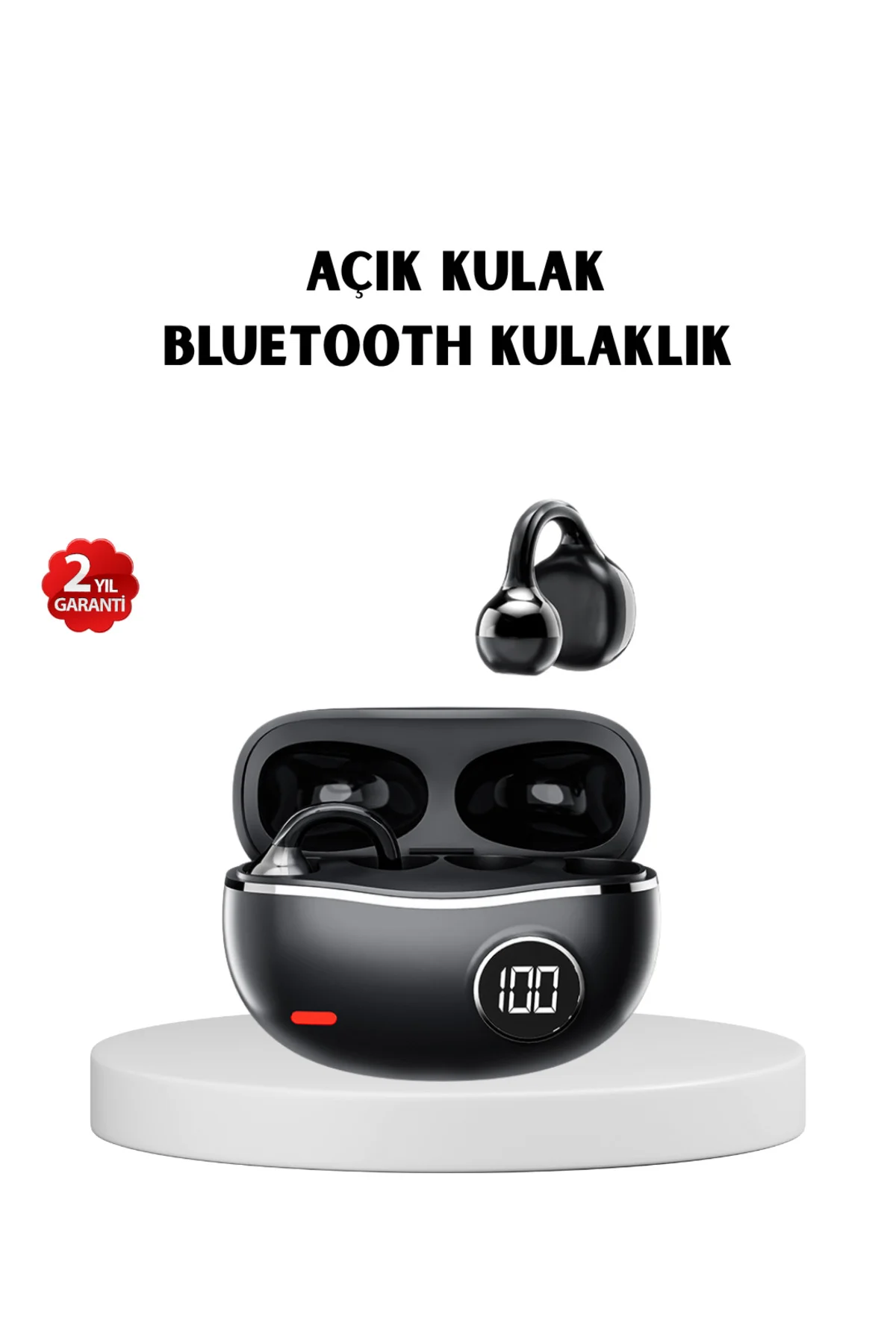 Kablosuz Açık Kulak Kulaklık Bluetooth 5.4 Type-C Hızlı Şarj 30 Saat