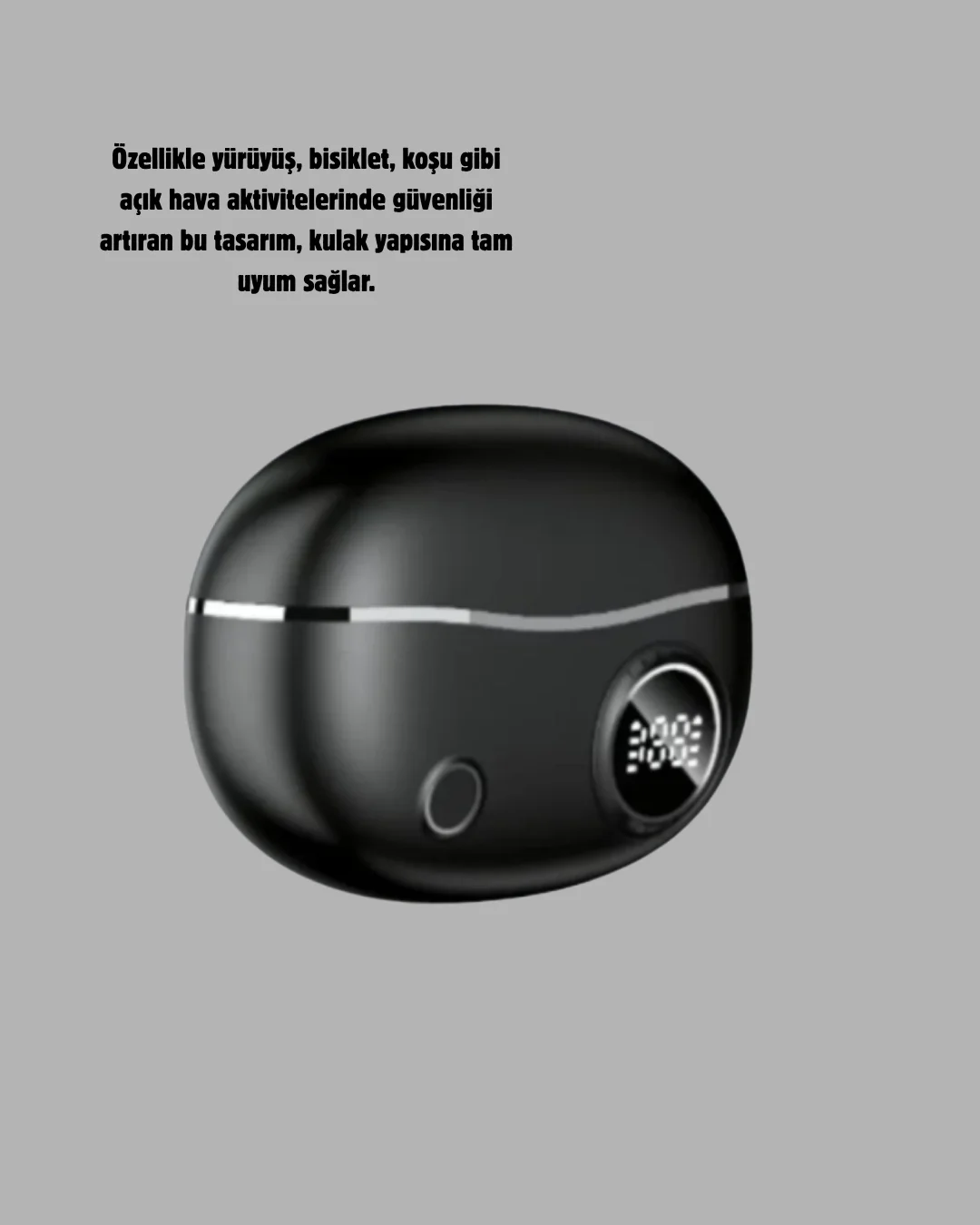 Kablosuz Açık Kulak Kulaklık Bluetooth 5.4 Type-C Hızlı Şarj 30 Saat