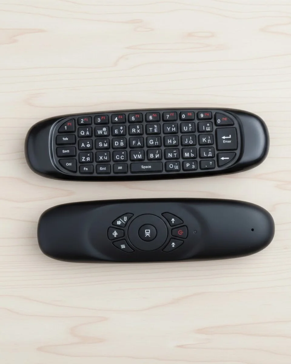 Kablosuz Air Mouse Mini Klavye - 360 Derece Yönlü Kontrol ve Ergonomik Tasarım