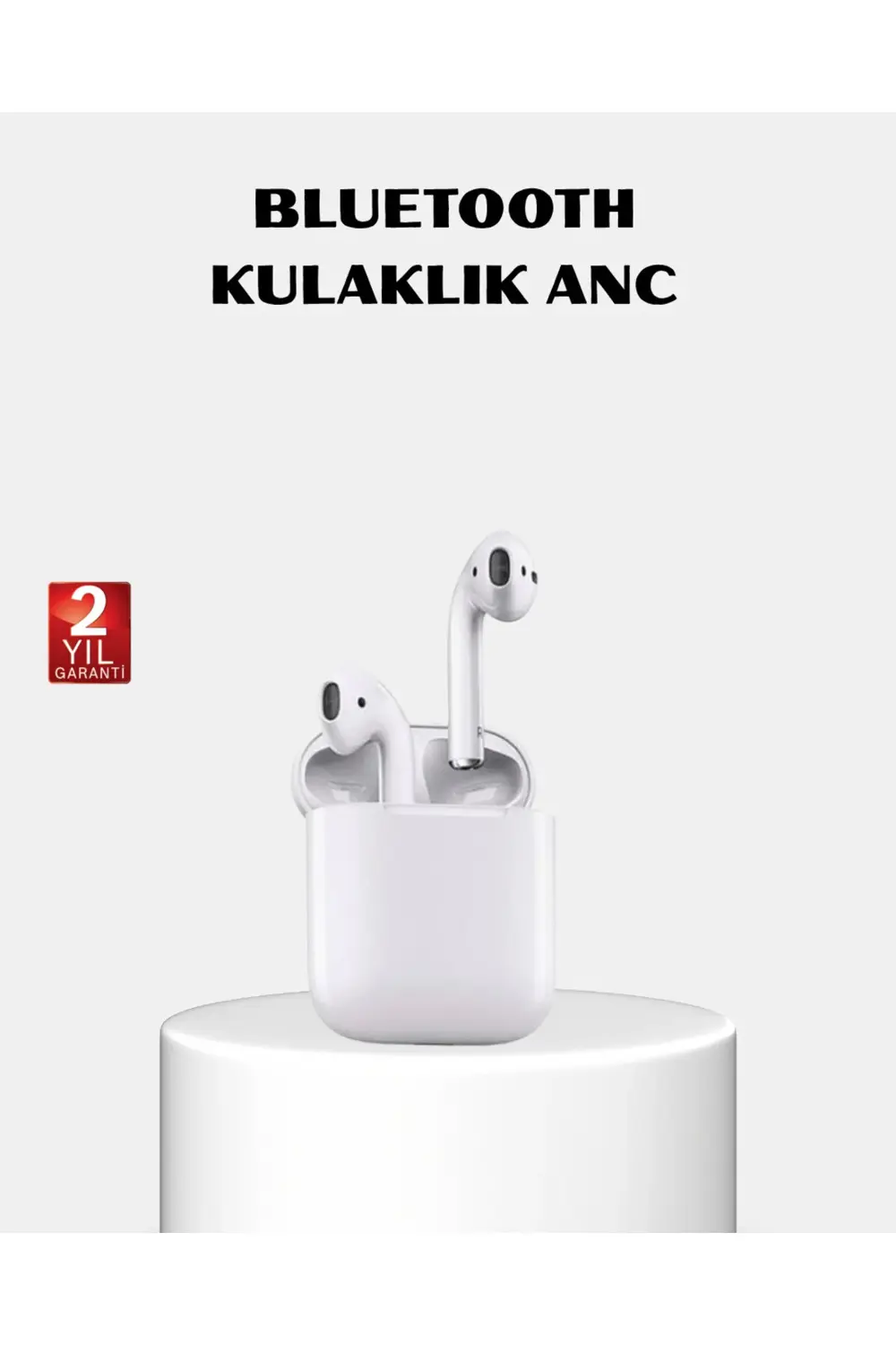 Kablosuz ANC Kulak Üstü Kulaklık – Gürültü Engelleme, Mikrofonlu