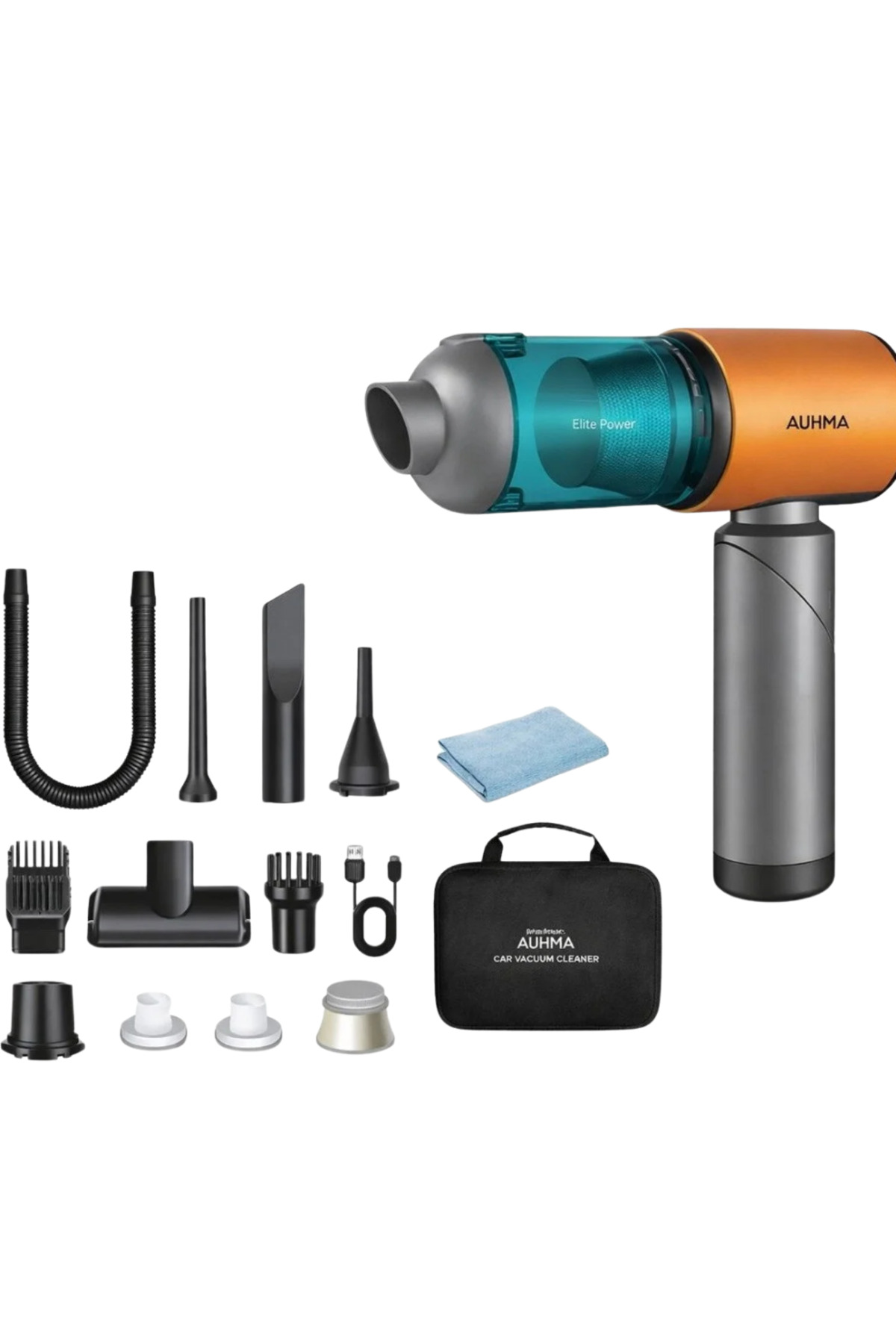 Kablosuz Araç Süpürgesi Çok Başlıklı Derin Temizlik - Lisinya