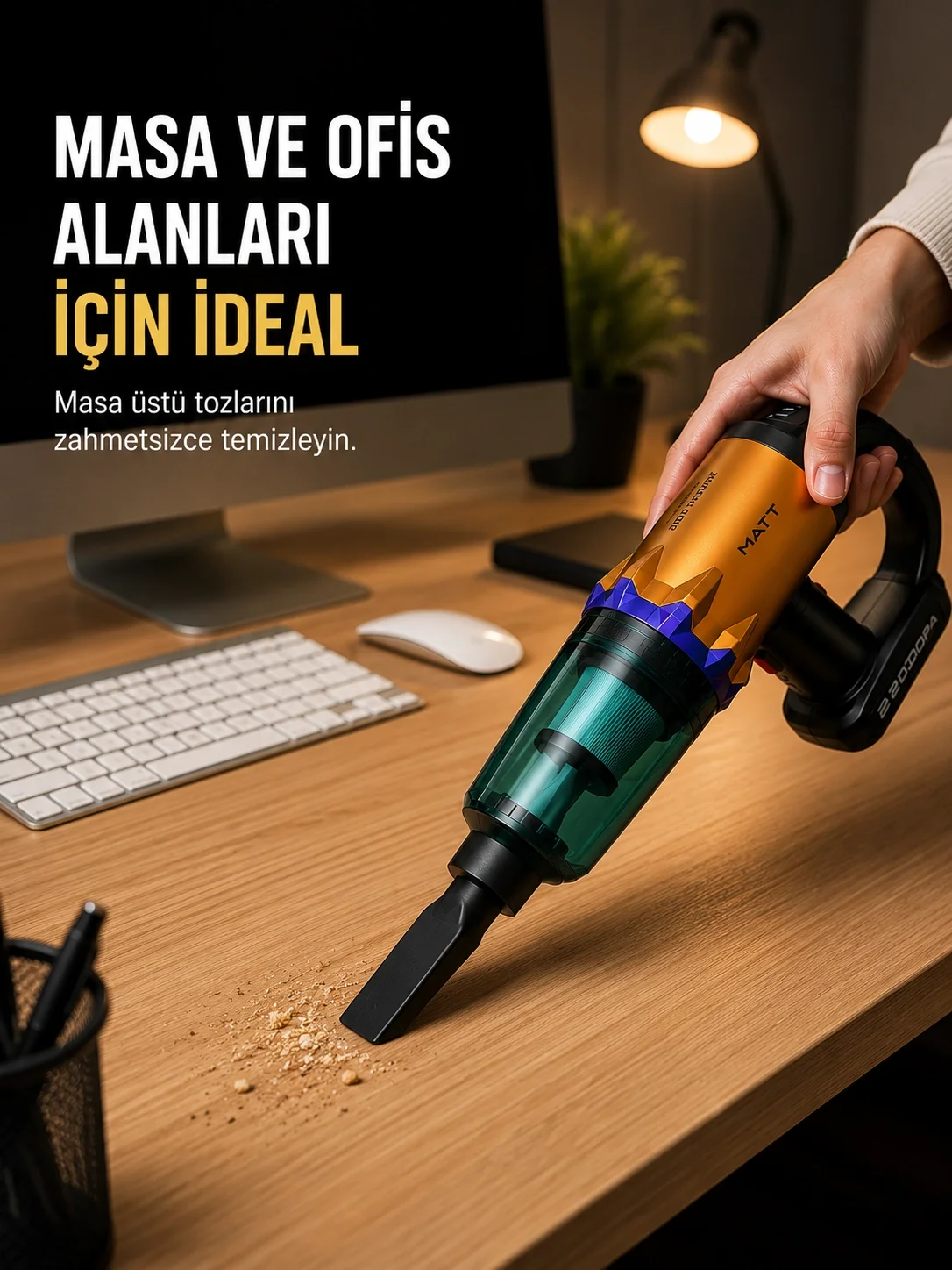 Kablosuz Araç Süpürgesi Yıkanabilir Filtreli Taşınabilir El Tipi Süpürge Fiyatı, Yorumları ve Özellikleri