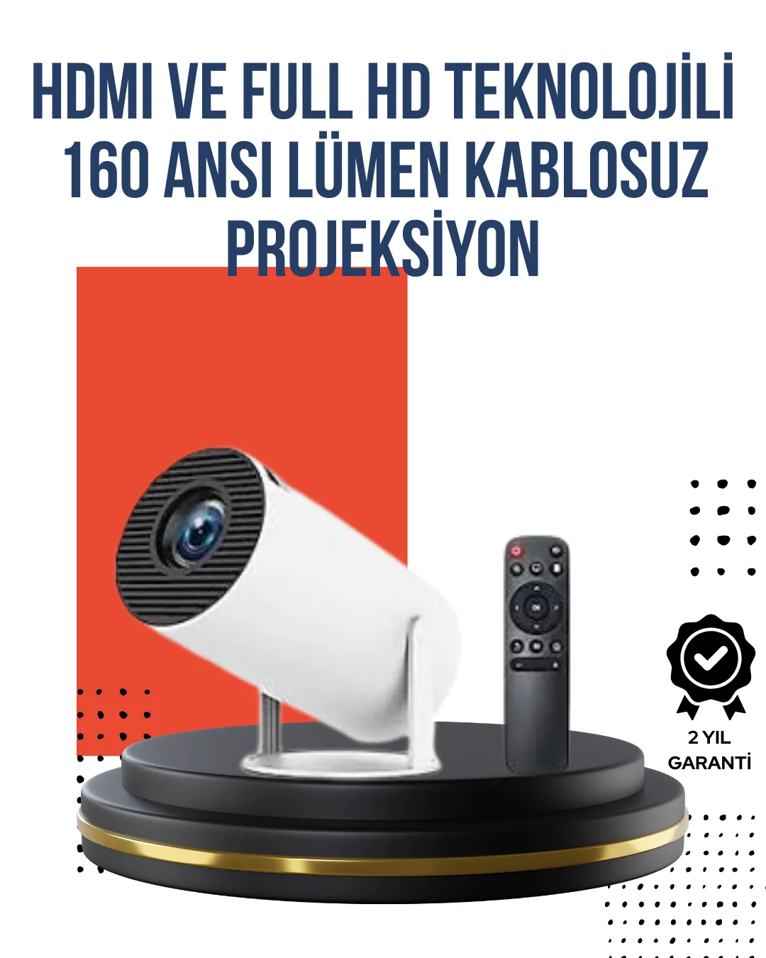 Kablosuz Bağlantılı Ultra Pro Projeksiyon Kablosuz Bağlantılı Ultra Pro Projeksiyon