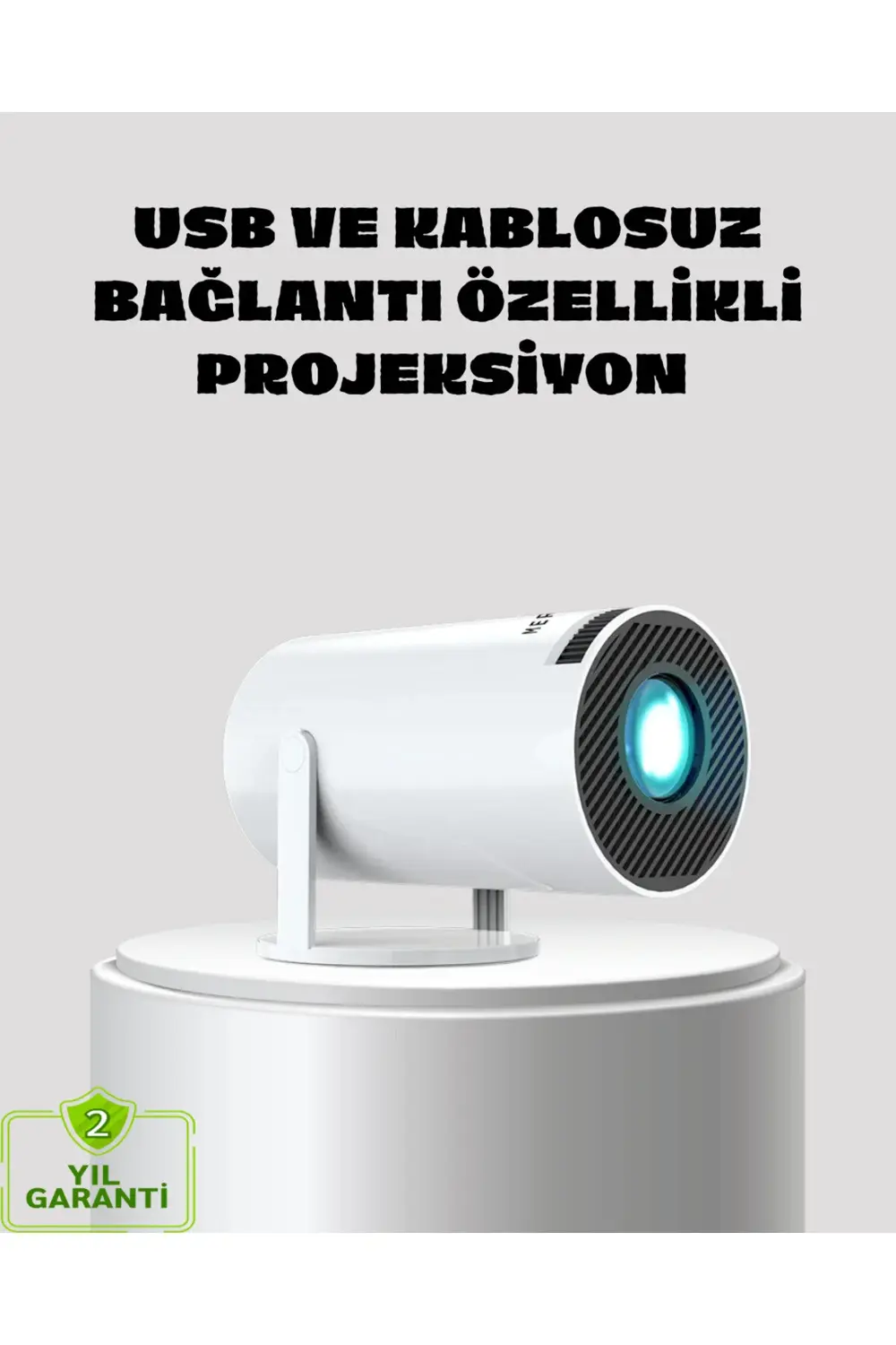 Kablosuz Bağlantılı Full HD Ev Sinema Projeksiyonu 160 ANSI Lümen