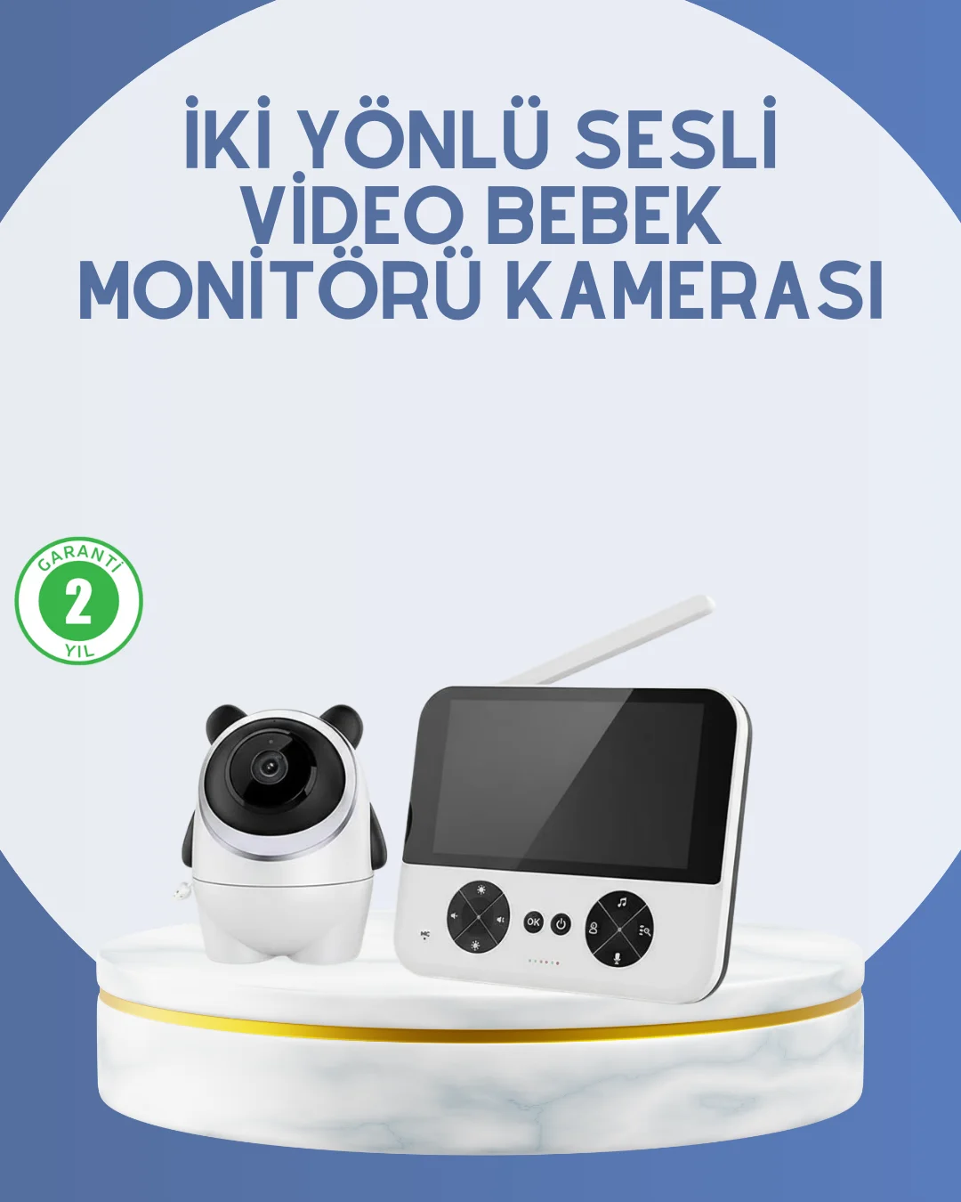Kablosuz Bebek Monitörü 720P Görüntü ve Geniş Ekran Fiyatı, Yorumları ve Özellikleri