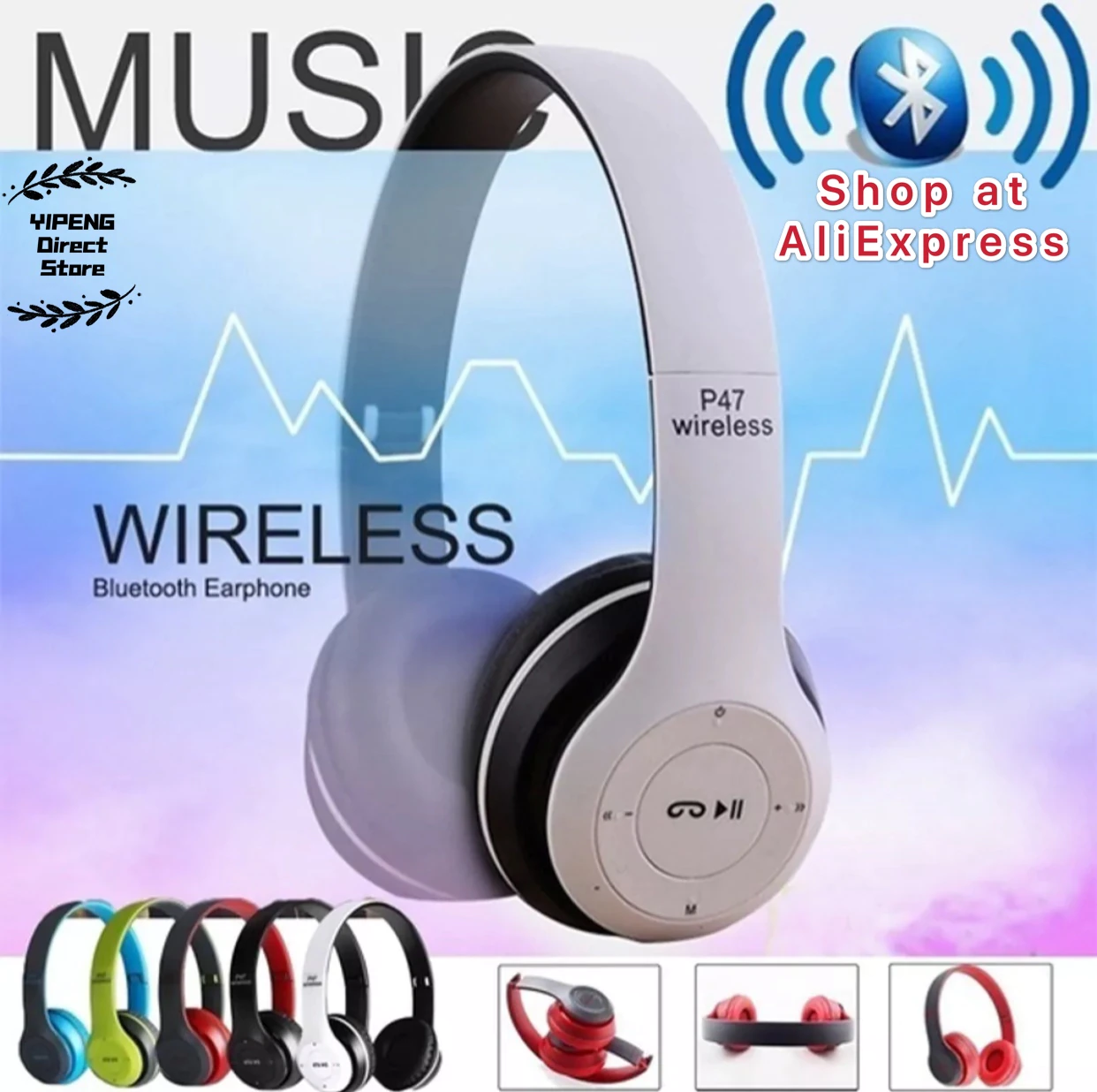 Kablosuz Bluetooth Kulaklık (4490)