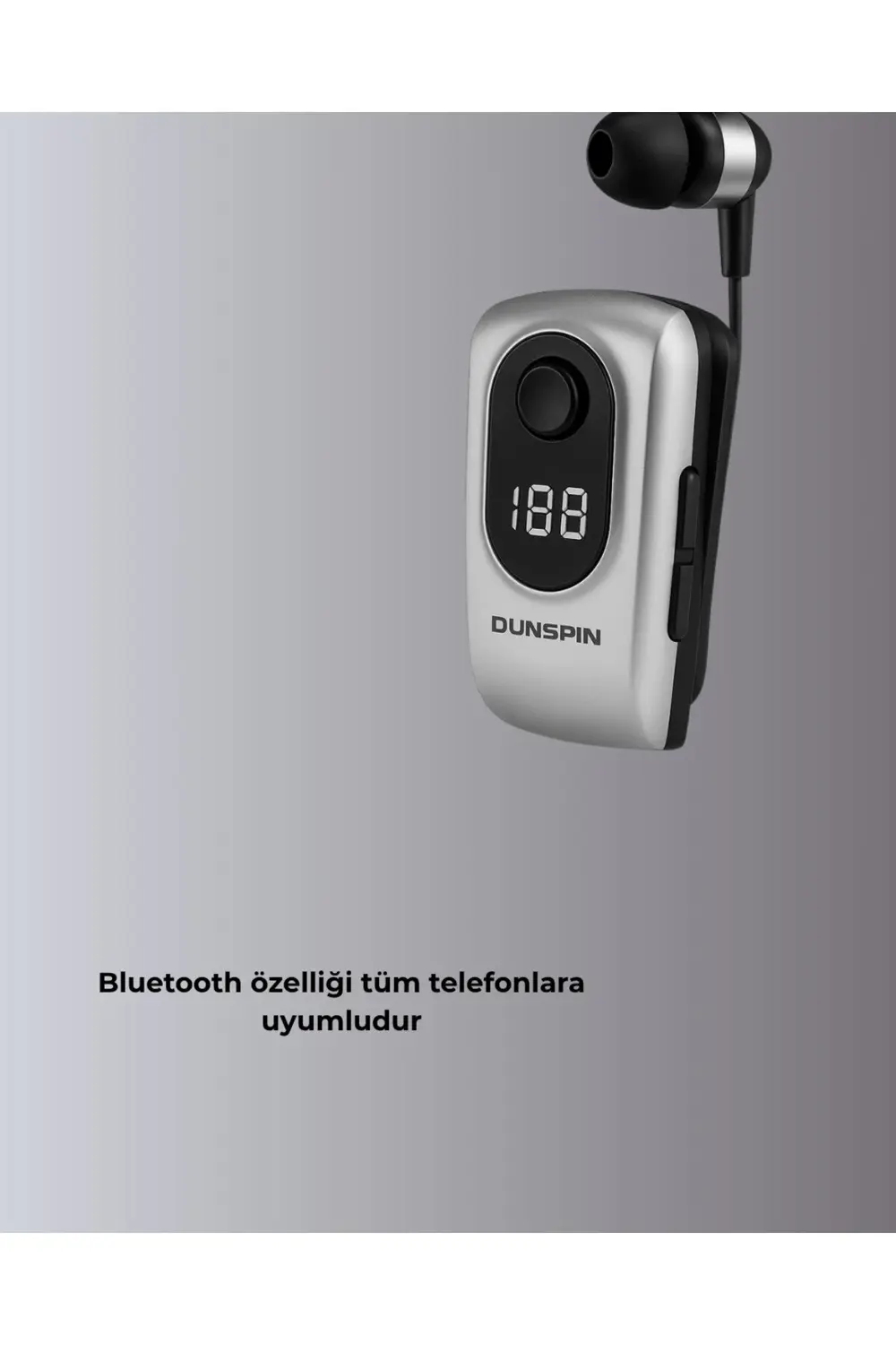 Kablosuz Bluetooth 5.2 Kulaklık – Titreşimli Uyarı ve Uzun Pil Öm