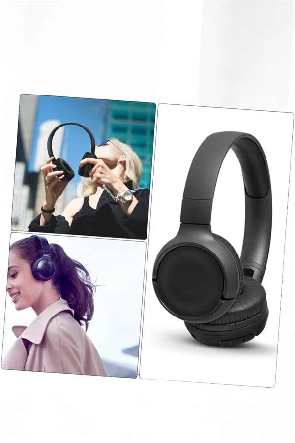 Kablosuz Bluetooth 5.2 Gürültü Önleyici Kulak Üstü Kulaklık - Düşük Gecikme, Uzun Pil Ömrü ve Güçlü Bağlantı