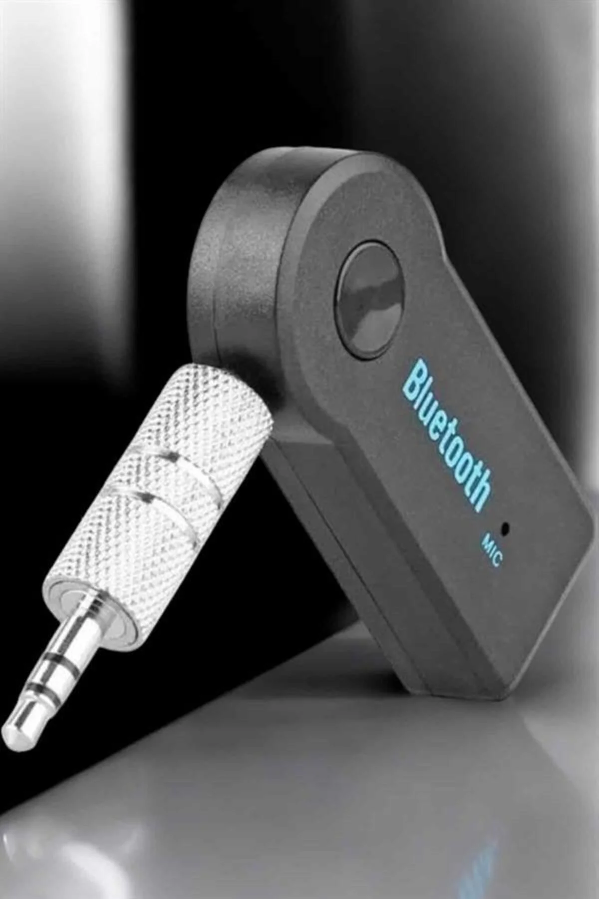 Kablosuz Bluetooth Aux Araç Kiti Siyah Hafıza Kartlı - Lisinya