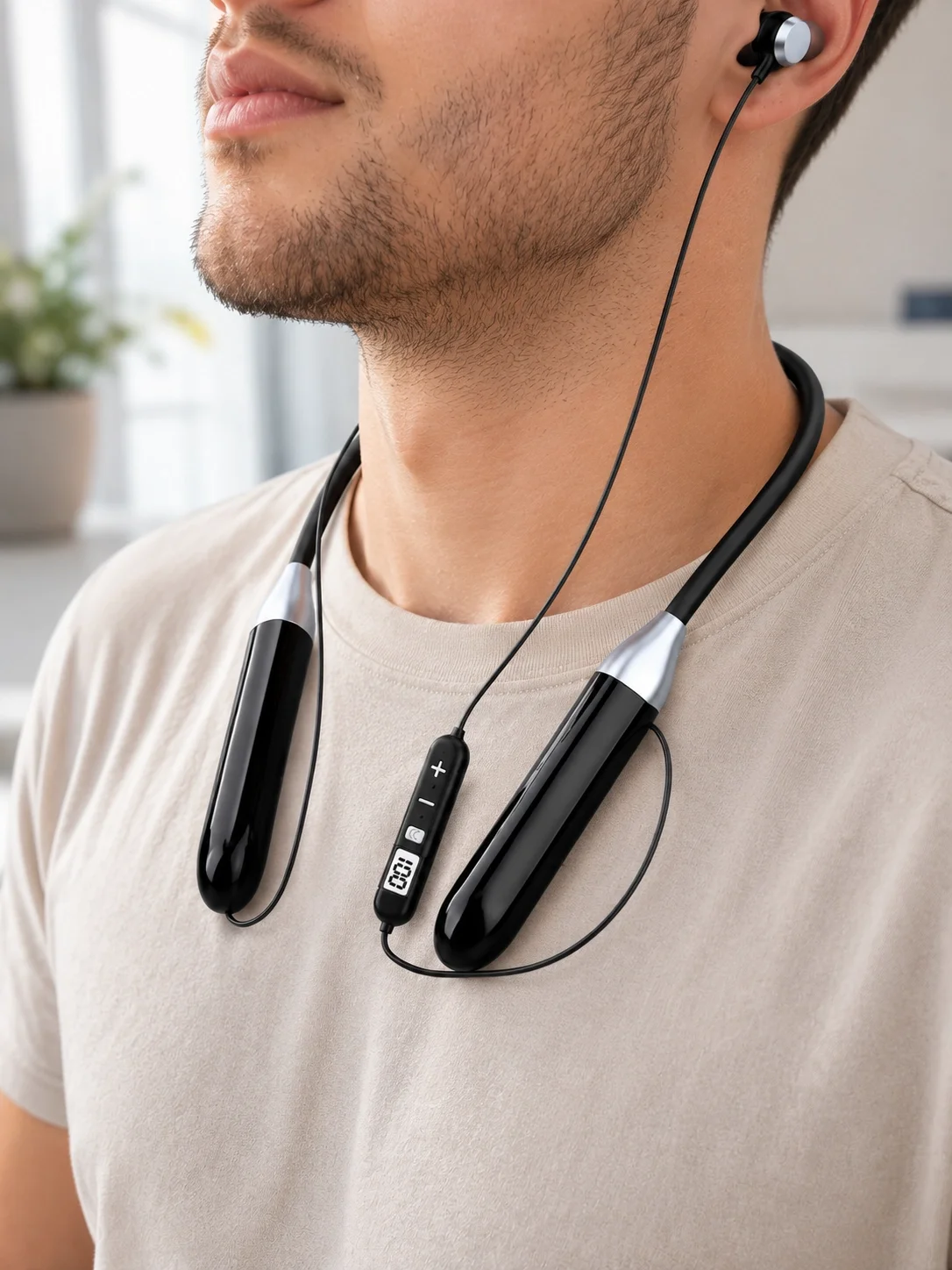 Kablosuz Bluetooth Boyun Kulaklığı Mikrofonlu Müzik Dinleme Çağrı Cevaplama Ses Kontrollü Kulak İçi Kulaklık Fiyatı, Yorumları ve Özellikleri