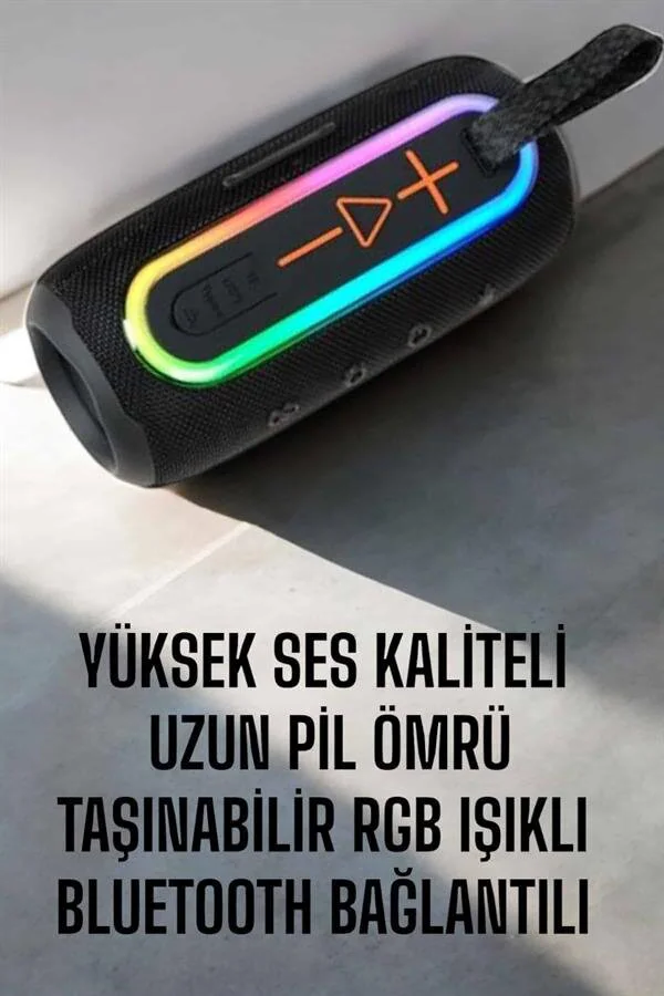 Kablosuz Bluetooth Hoparlör - Bluetooth 5.1, 10m Kablosuz Menzil, Uzun Pil Ömrü