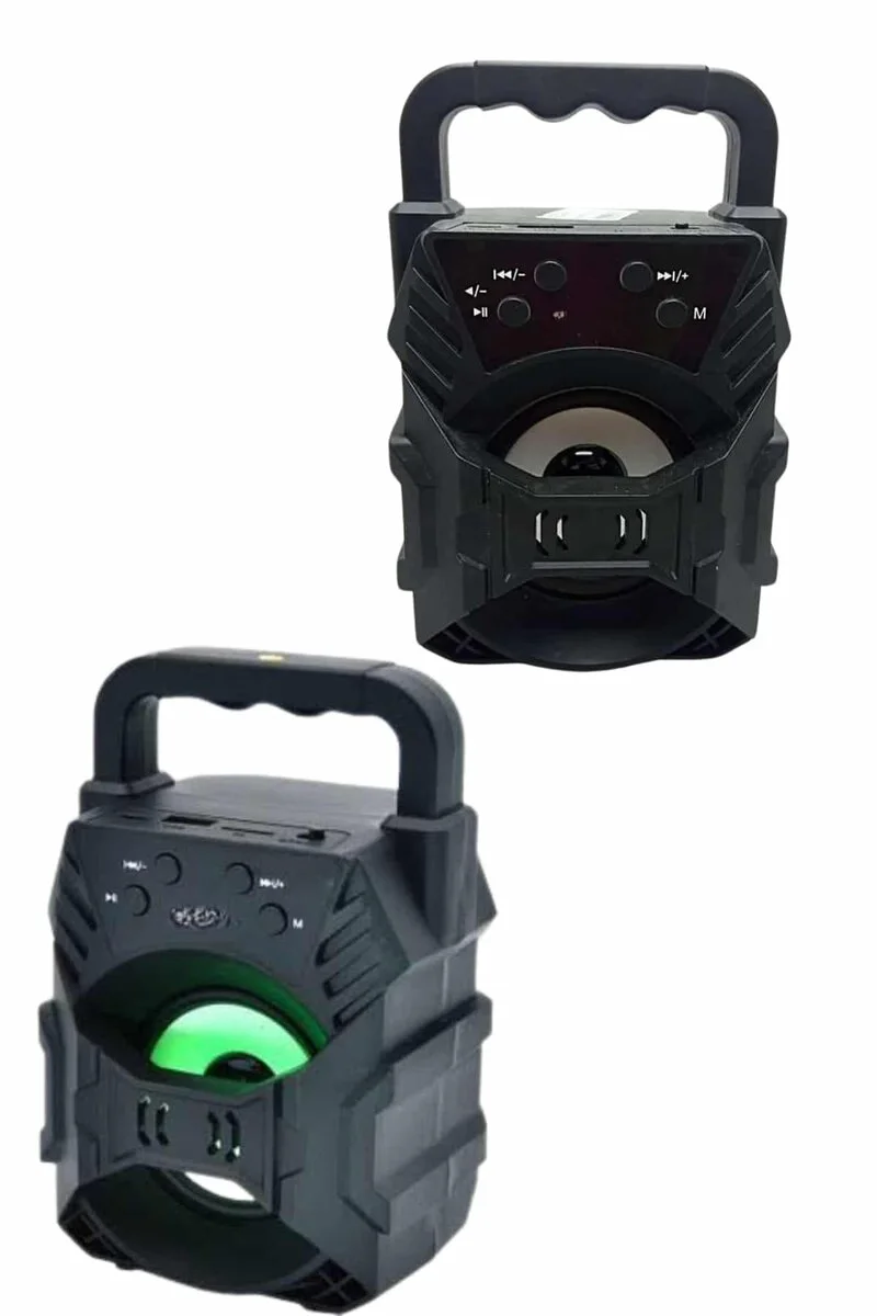 Kablosuz Bluetooth Hoparlör - RGB Işıklı Taşınabilir Ses Bombası