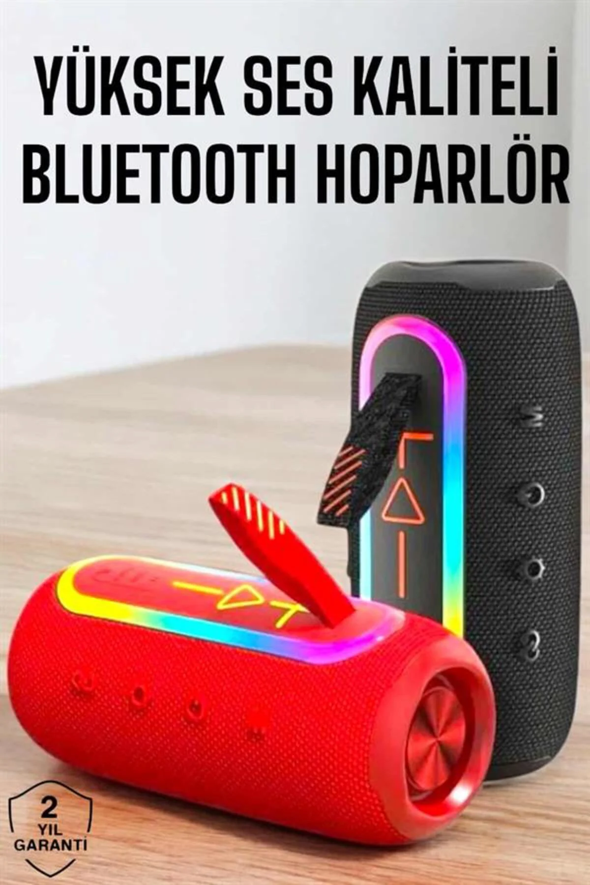 Kablosuz Bluetooth Hoparlör Uzun Pil Ömrü Taşınabilir