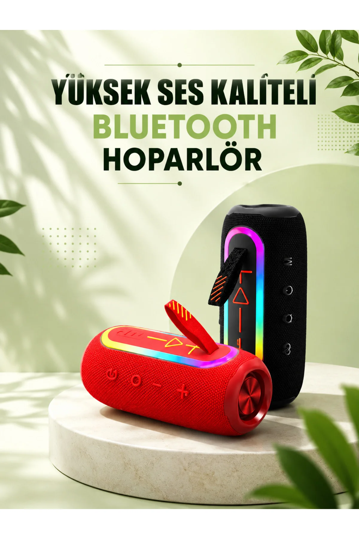 Kablosuz Bluetooth Hoparlör Uzun Pil Ömrü Taşınabilir