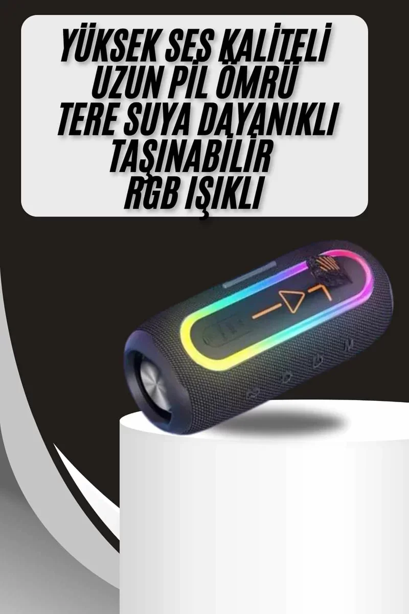 Kablosuz Bluetooth Hoparlör - Taşınabilir Yeni Nesil Çoklu Bağlantılı