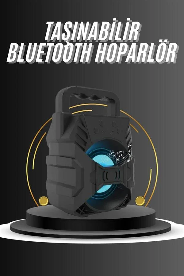 Kablosuz Bluetooth Hoparlör: RGB Işıklı, Taşınabilir Yüksek Ses Kaliteli