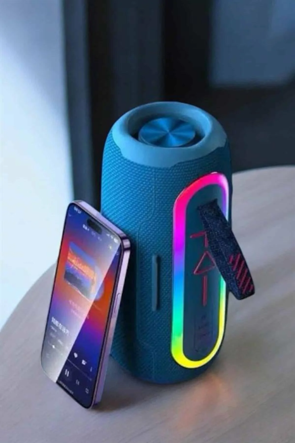 Kablosuz Bluetooth Hoparlör Taşınabilir - Görsel 3