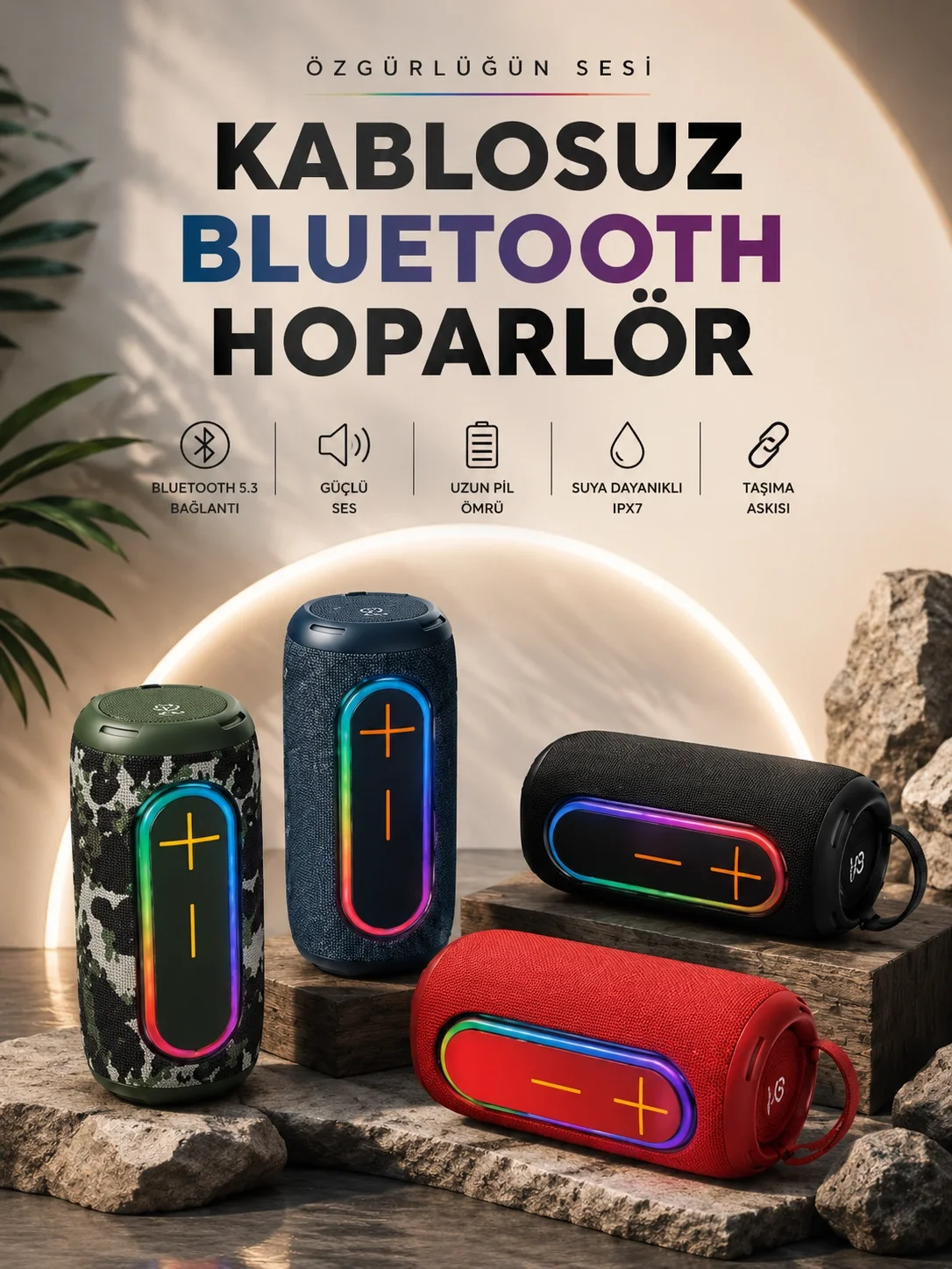 Kablosuz Bluetooth Hoparlör Taşınabilir Fiyatı, Yorumları ve Özellikleri