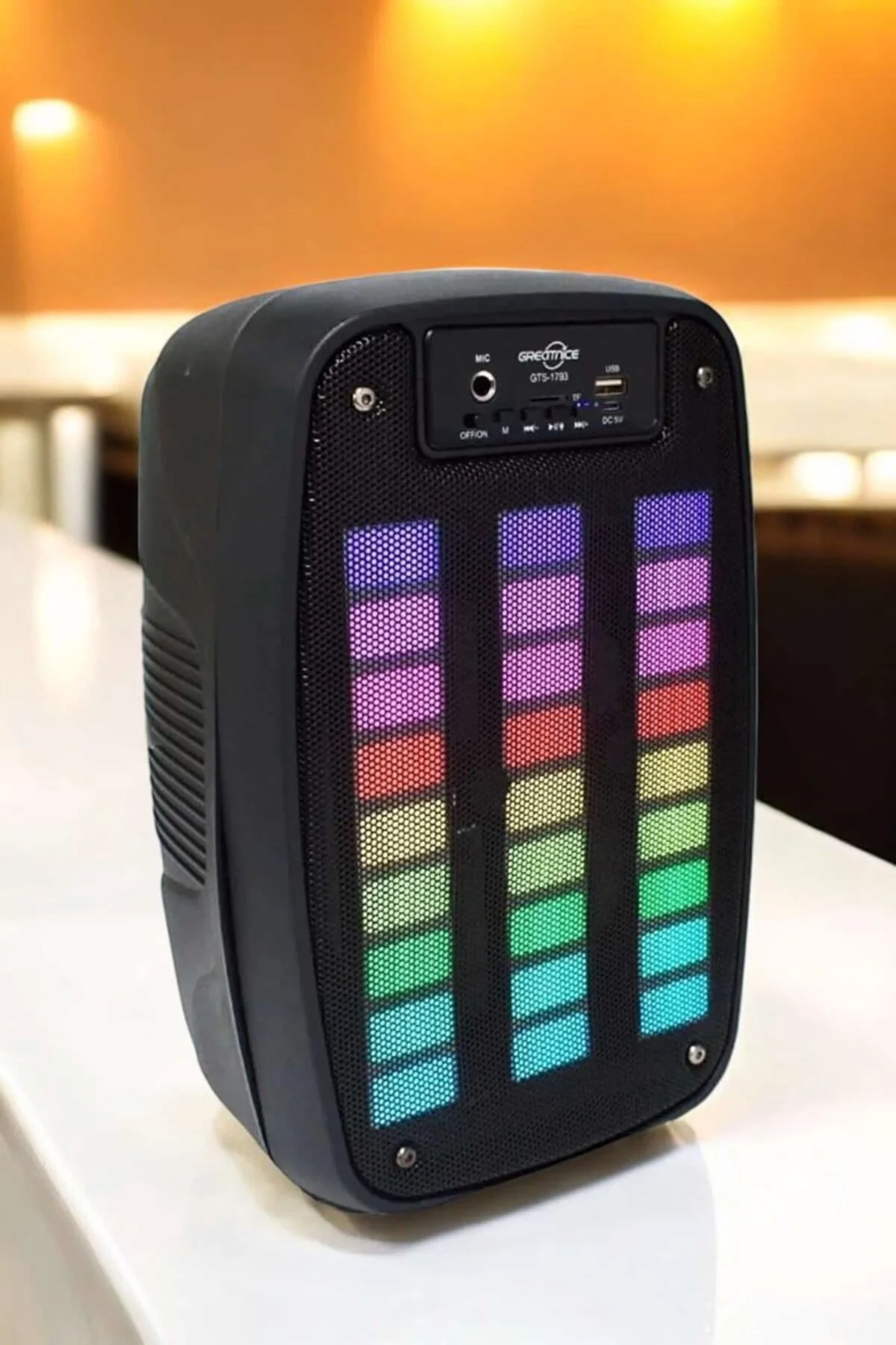 Kablosuz Bluetooth Hoparlör Taşınabilir 6.5 inç LED Işık Kareoke Fiyatı, Yorumları ve Özellikleri