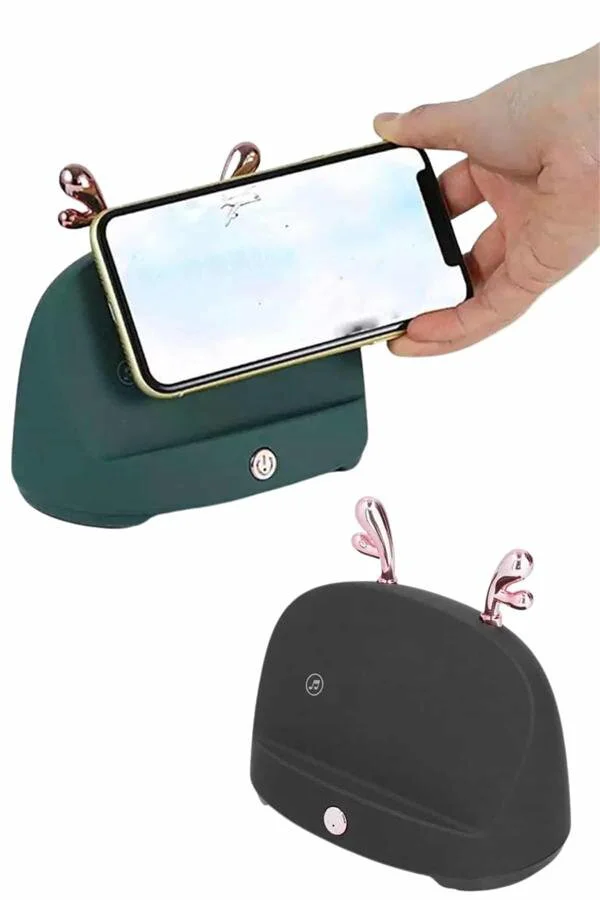 Kablosuz Bluetooth Hoparlör: Uzun Pil Ömrü, Yüksek Ses Kalitesi ve Telefon Tutucu