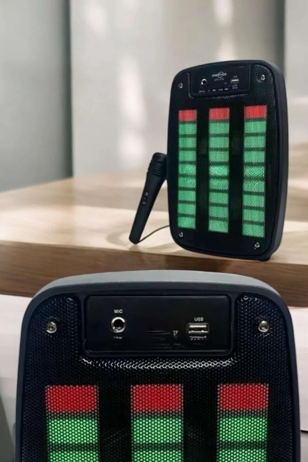Kablosuz Bluetooth Hoparlör Taşınabilir 6.5 inç LED Işık Kareoke Fiyatı, Yorumları ve Özellikleri
