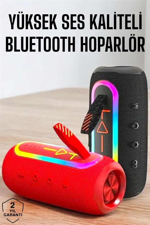 Kablosuz Bluetooth Hoparlör - Taşınabilir, Uzun Pil Ömrü ve Yüksek Kaliteli Ses