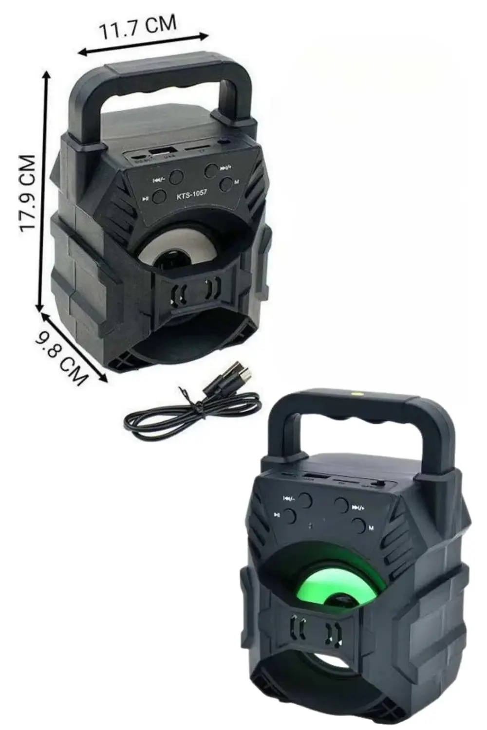 Kablosuz Bluetooth Hoparlör Ses Bombası RGB Işıklı Taşınabilir Yü