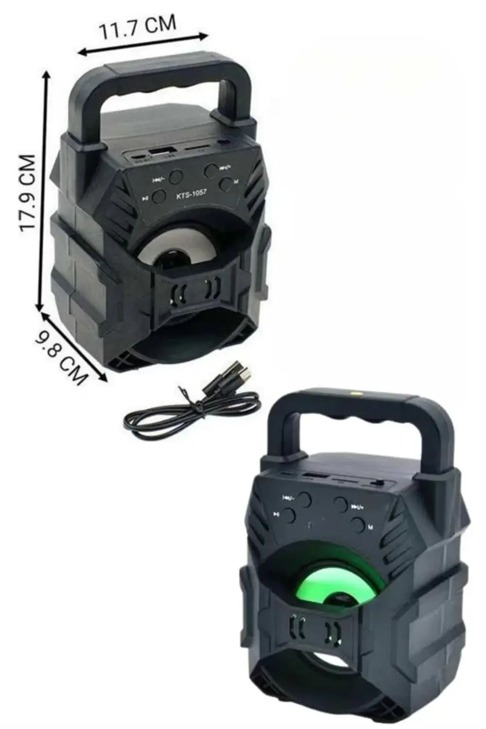 Kablosuz Bluetooth Hoparlör Ses Bombası RGB Işıklı Taşınabilir Yü