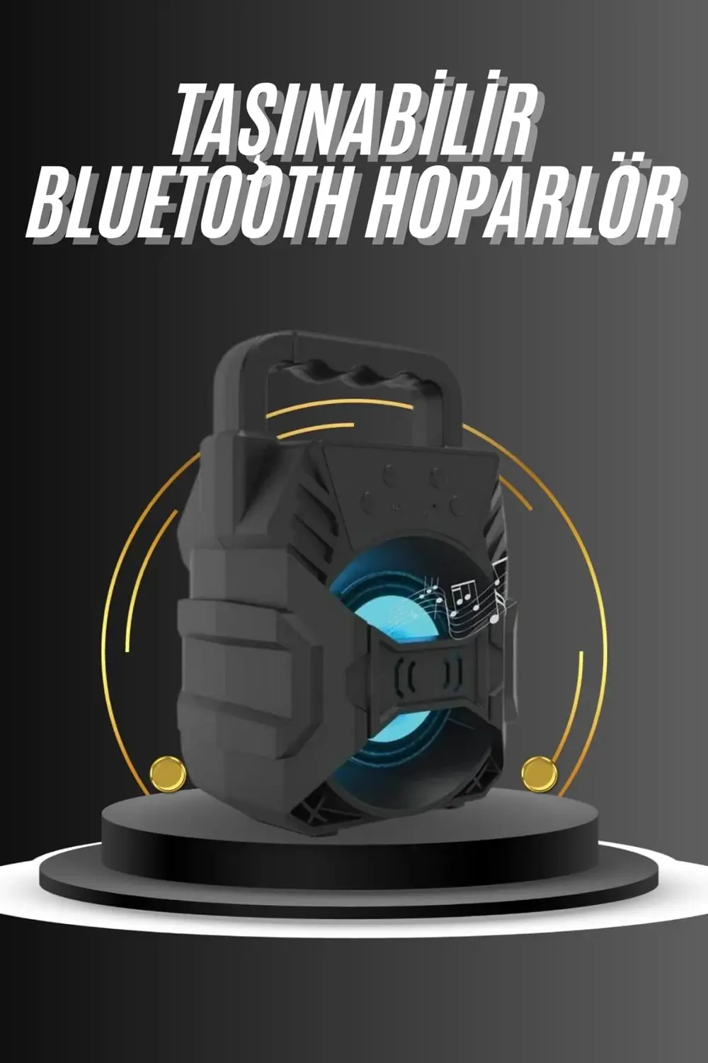 Kablosuz Bluetooth Hoparlör Ses Bombası RGB Işıklı Taşınabilir Yü