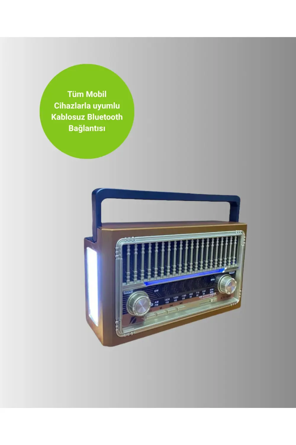 Kablosuz Bluetooth Hoparlör ve FM Radyo