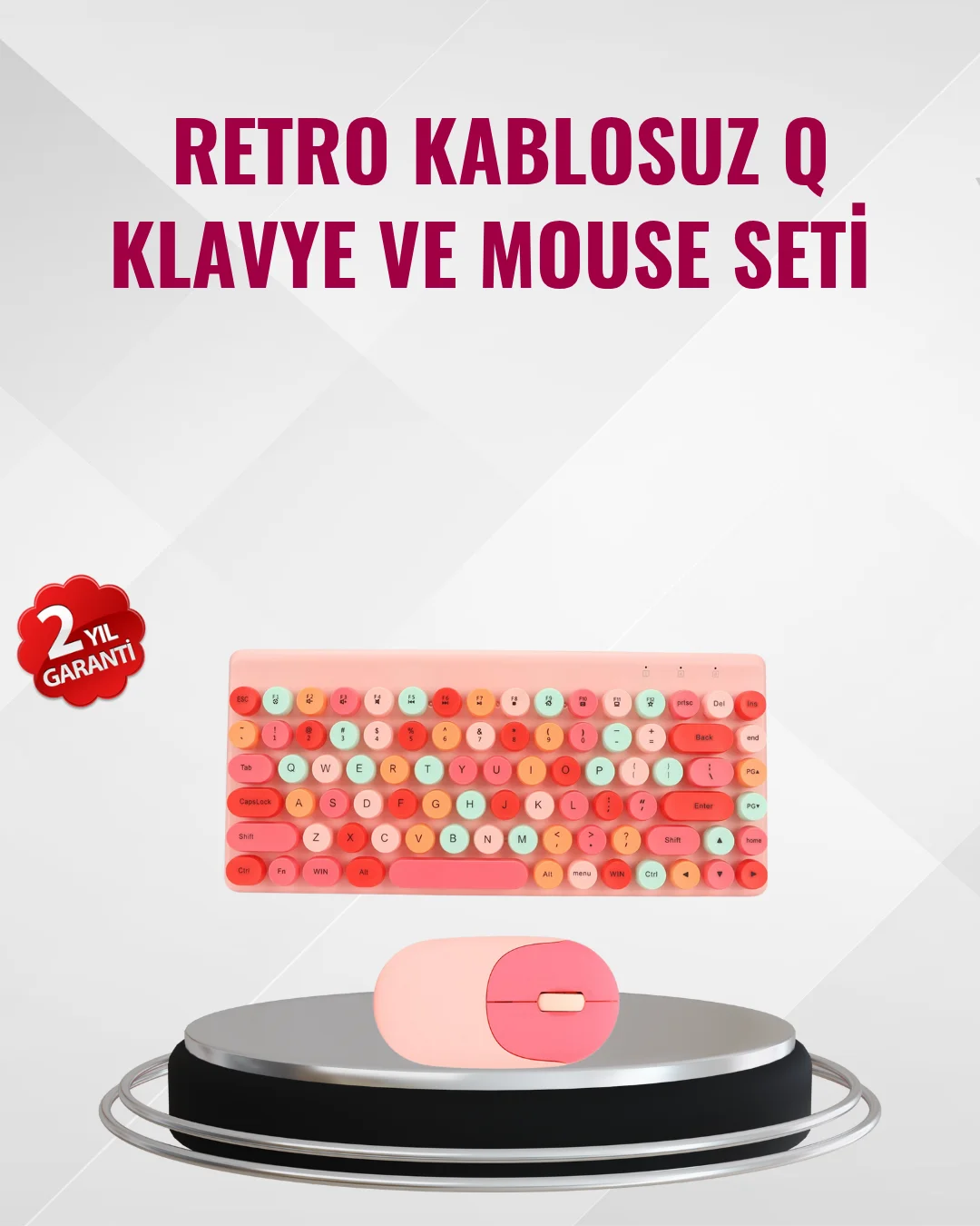 Kablosuz Bluetooth Klavye – Çoklu Cihaz Desteği, Akıllı Güç Tasar