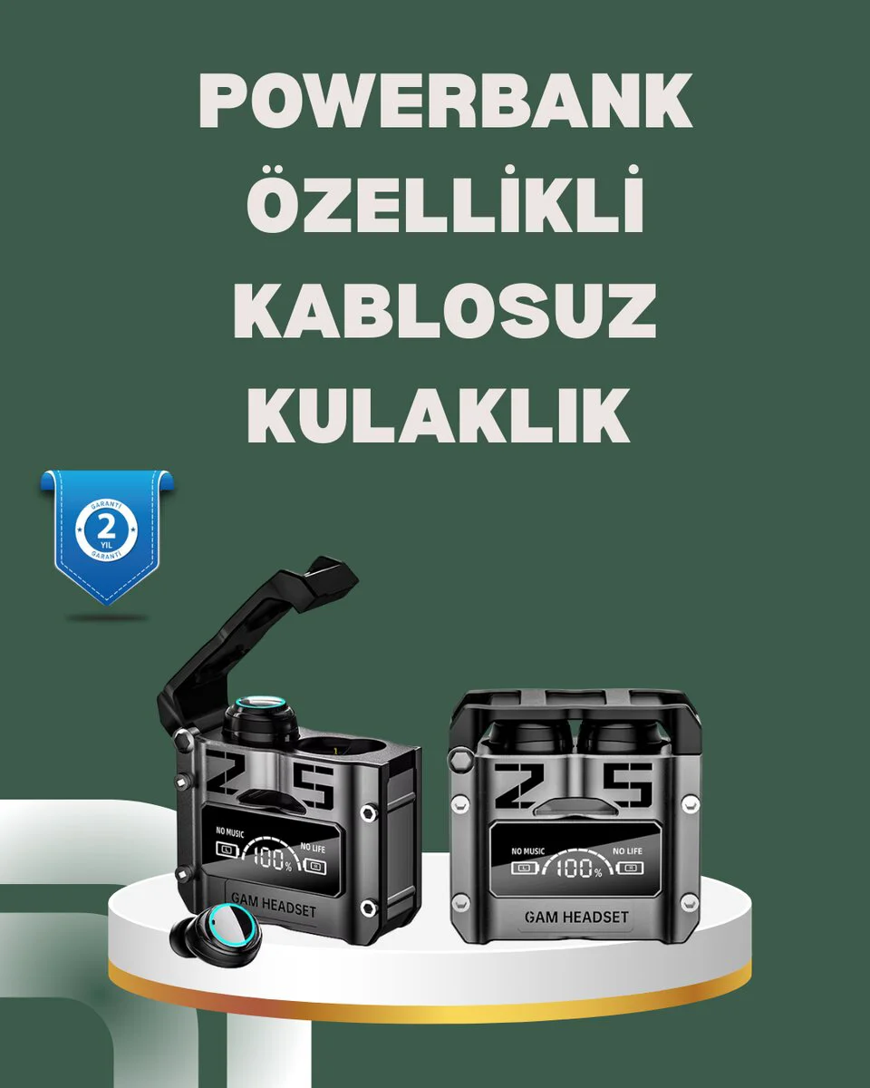 Kablosuz Bluetooth Kulaklık - Yüksek Ses Kalitesi ve Suya Dayanıklı