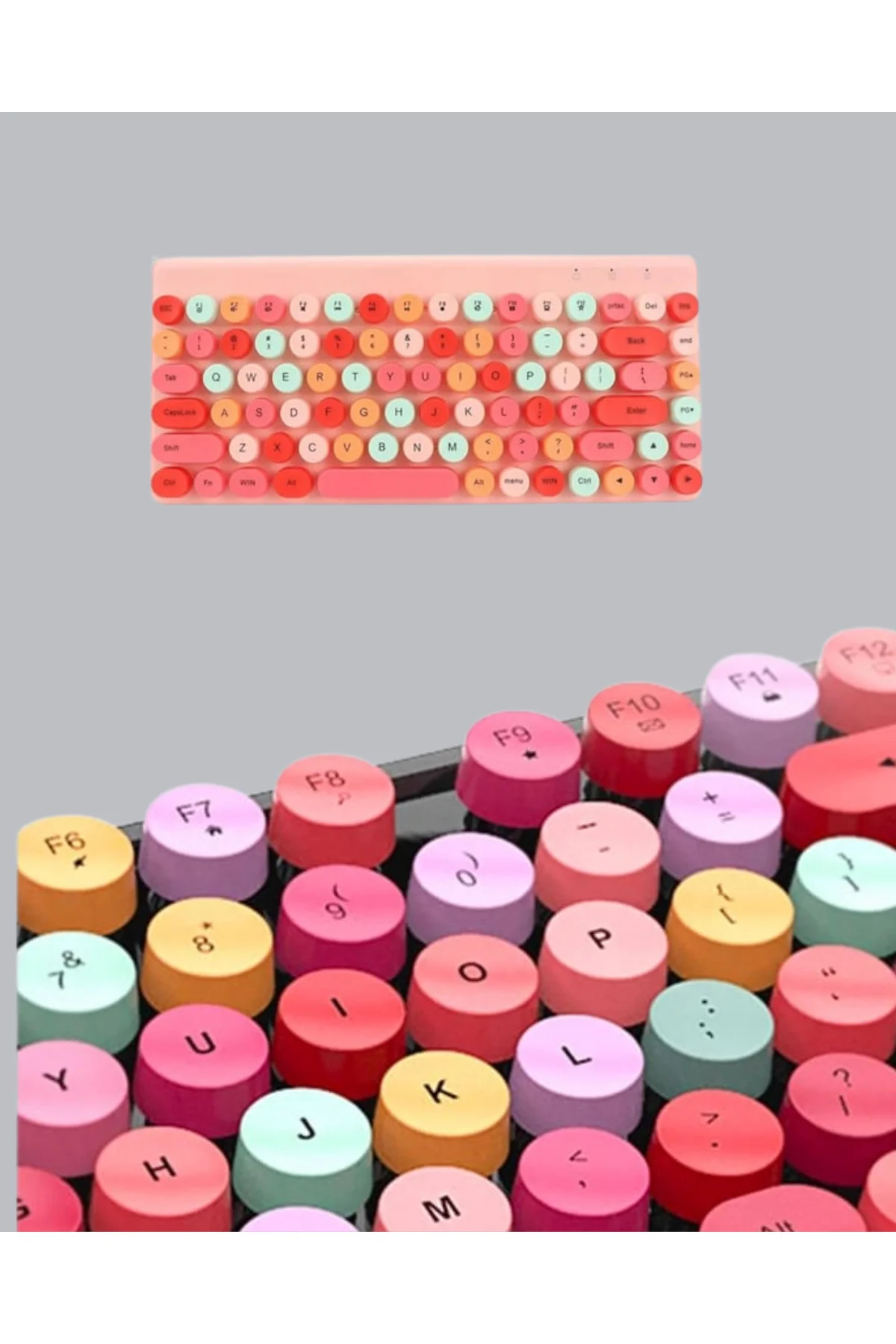 Kablosuz Bluetooth Klavye – Çoklu Cihaz Desteği, Akıllı Güç Tasar