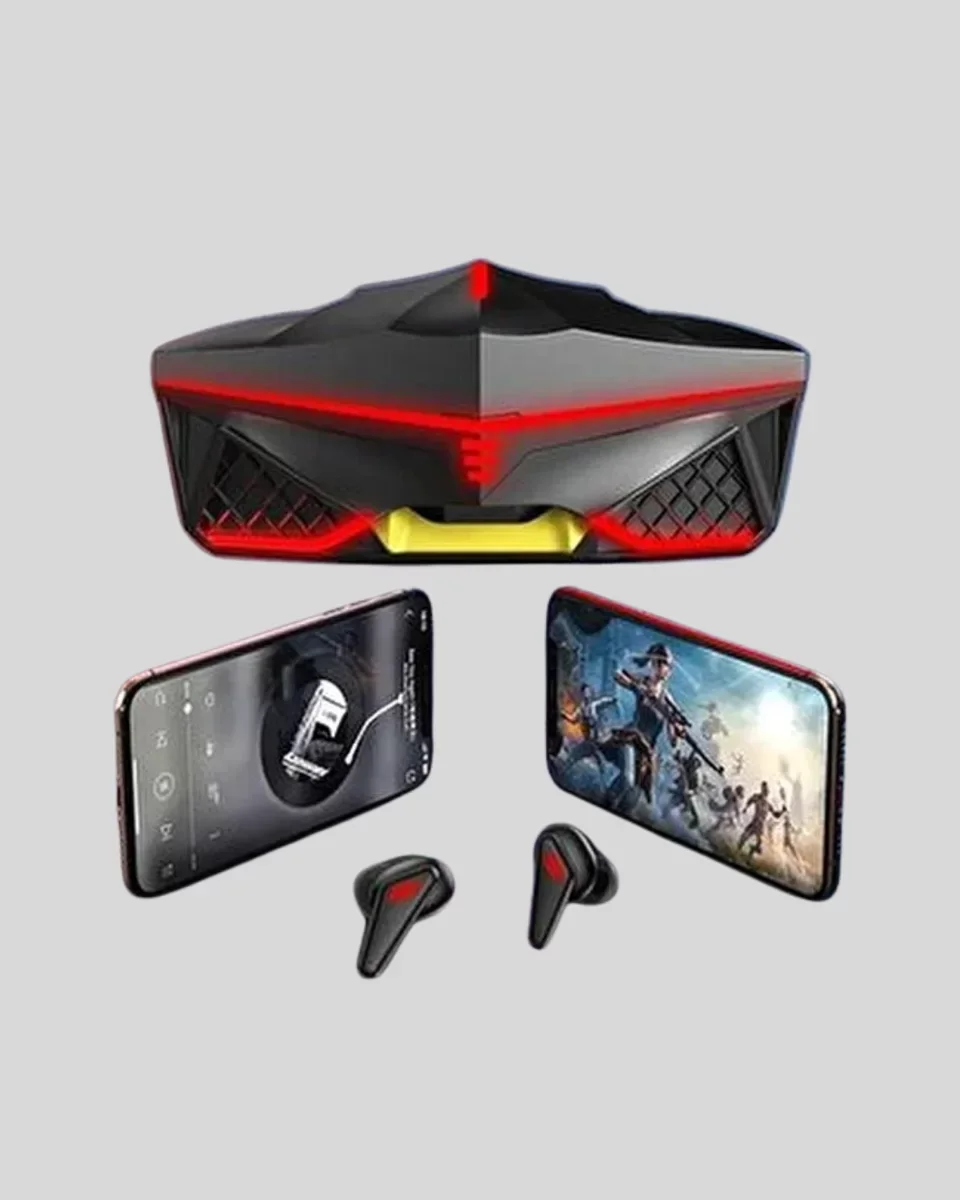 Kablosuz Bluetooth Kulaklık: 3D Ses, 45ms Düşük Gecikme ve LED Tasarım