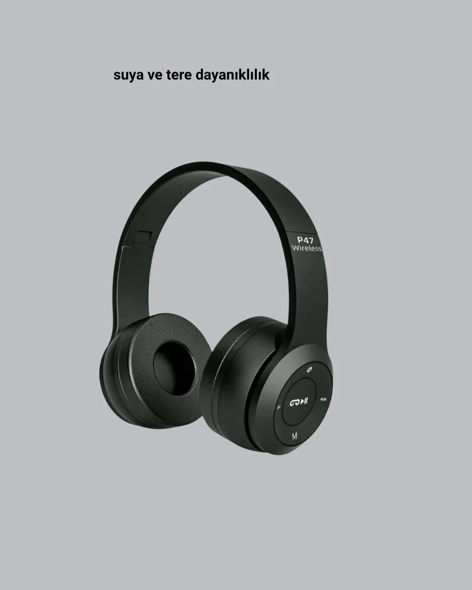 Kablosuz Bluetooth Kulaklık – IPX5 Suya Dayanıklı, Ergonomik Spor Kulaklığı