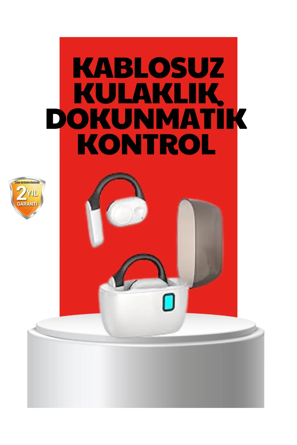 Kablosuz Bluetooth Kulaklık – Otomatik Eşleşme Tek Tuş Kontrol Stereo Ses