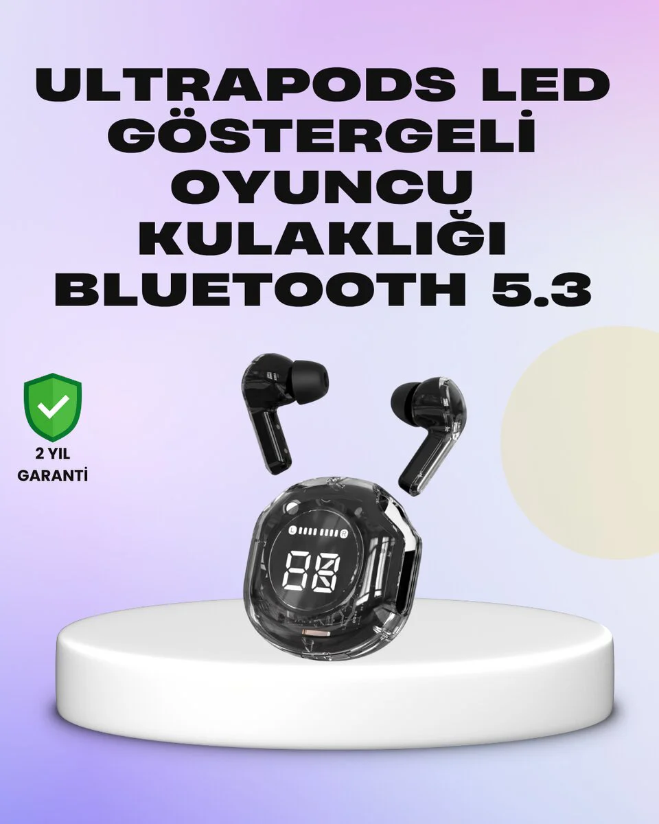 Kablosuz Bluetooth Kulaklık - Hifi Ses Kalitesi, Mikrofonlu ve 30mm Sürücü