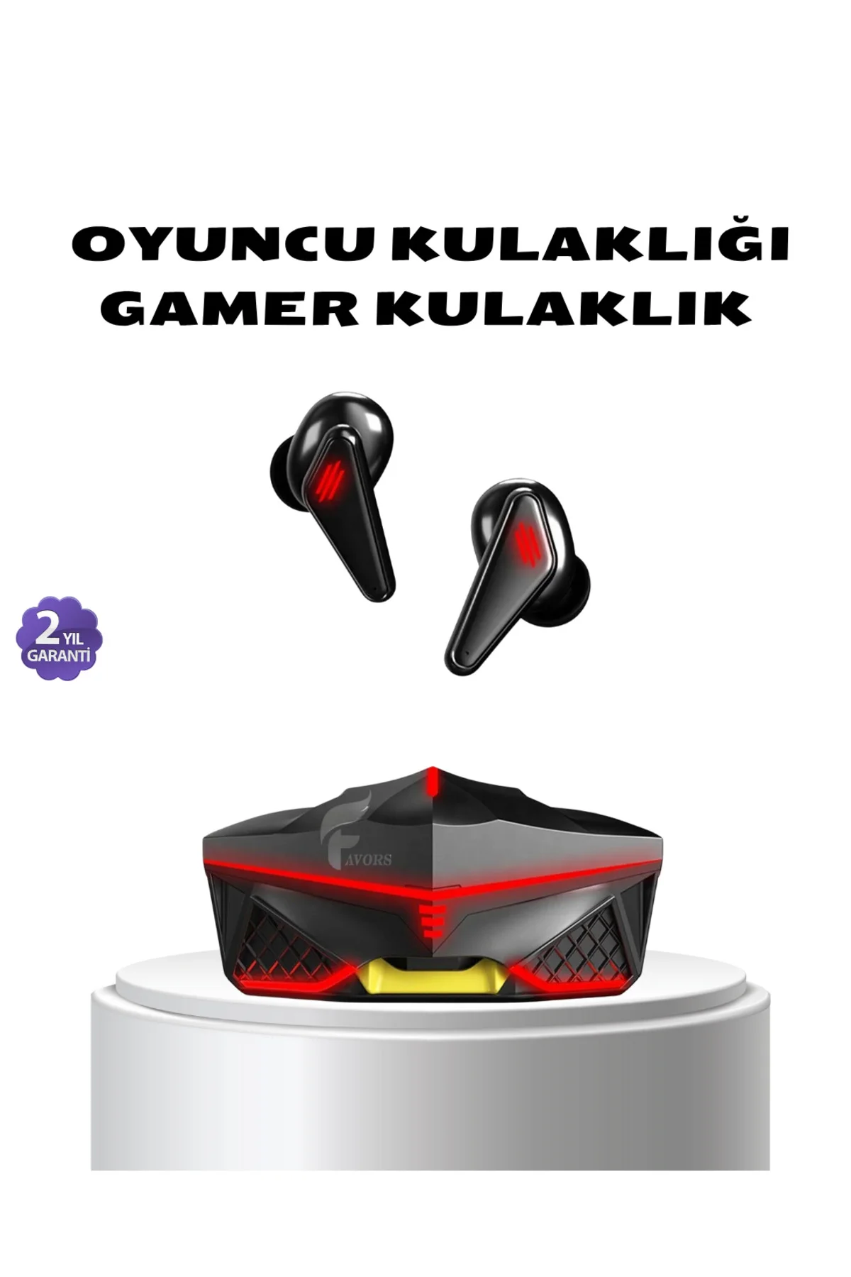 Kablosuz Bluetooth Kulaklık 5.0 Dokunmatik Kontrol Gürültü Engelleme