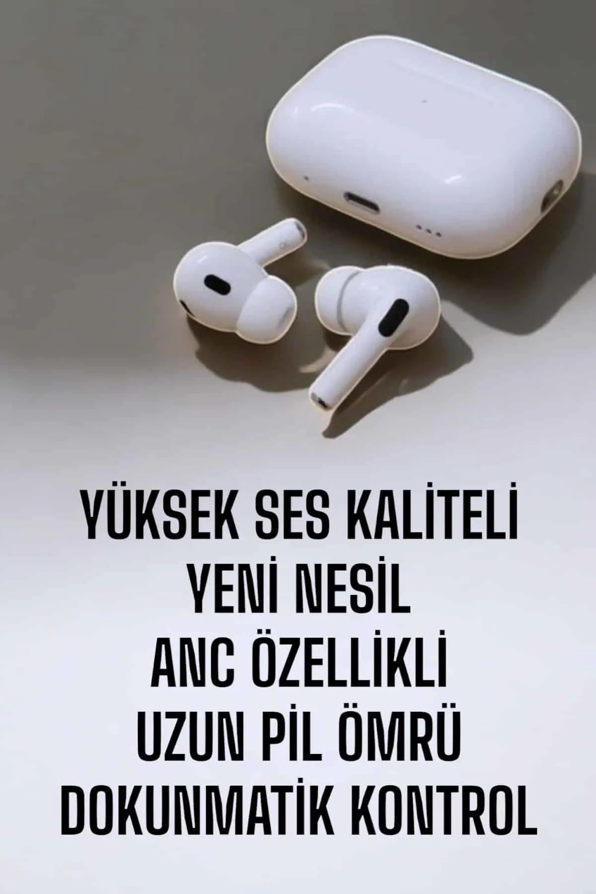 Kablosuz Bluetooth Kulaklık Gürültü Önleme, Su Geçirmez, Mikrofonlu