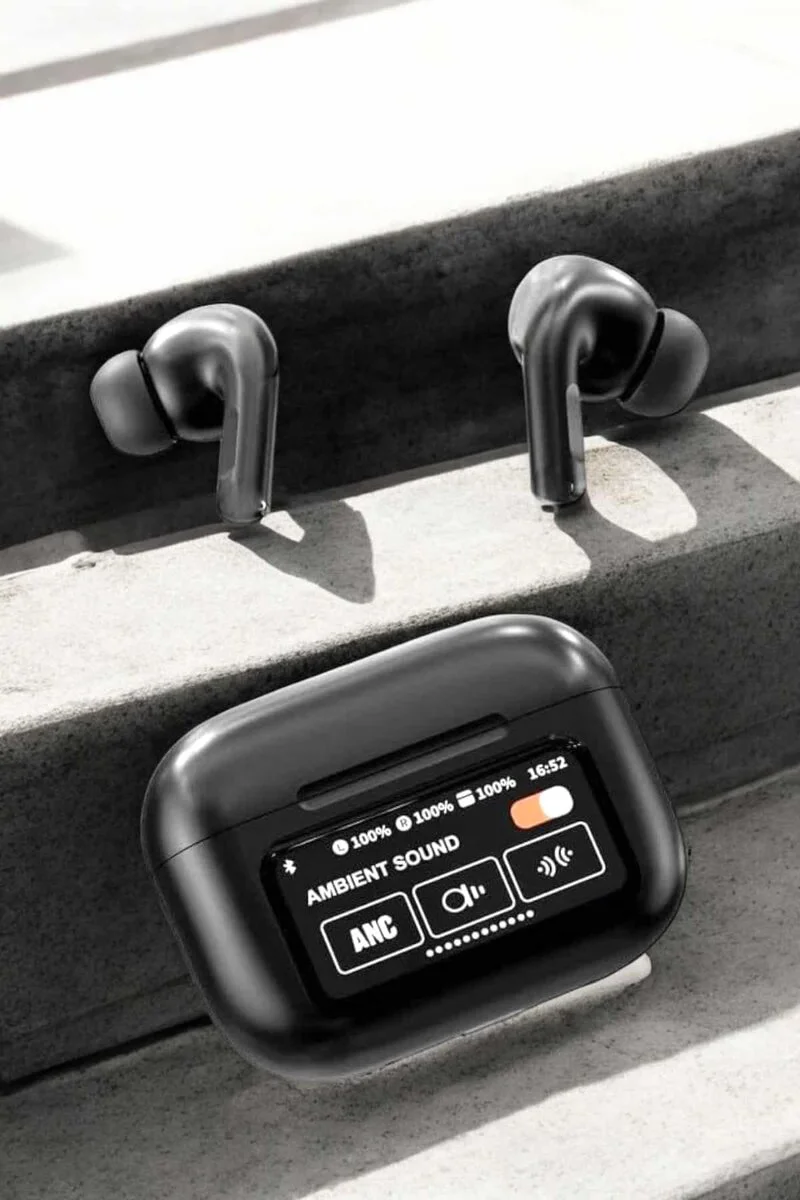 Kablosuz Bluetooth Kulaklık - ANC ve Dijital Ekranlı Uzun Pil Ömürlü