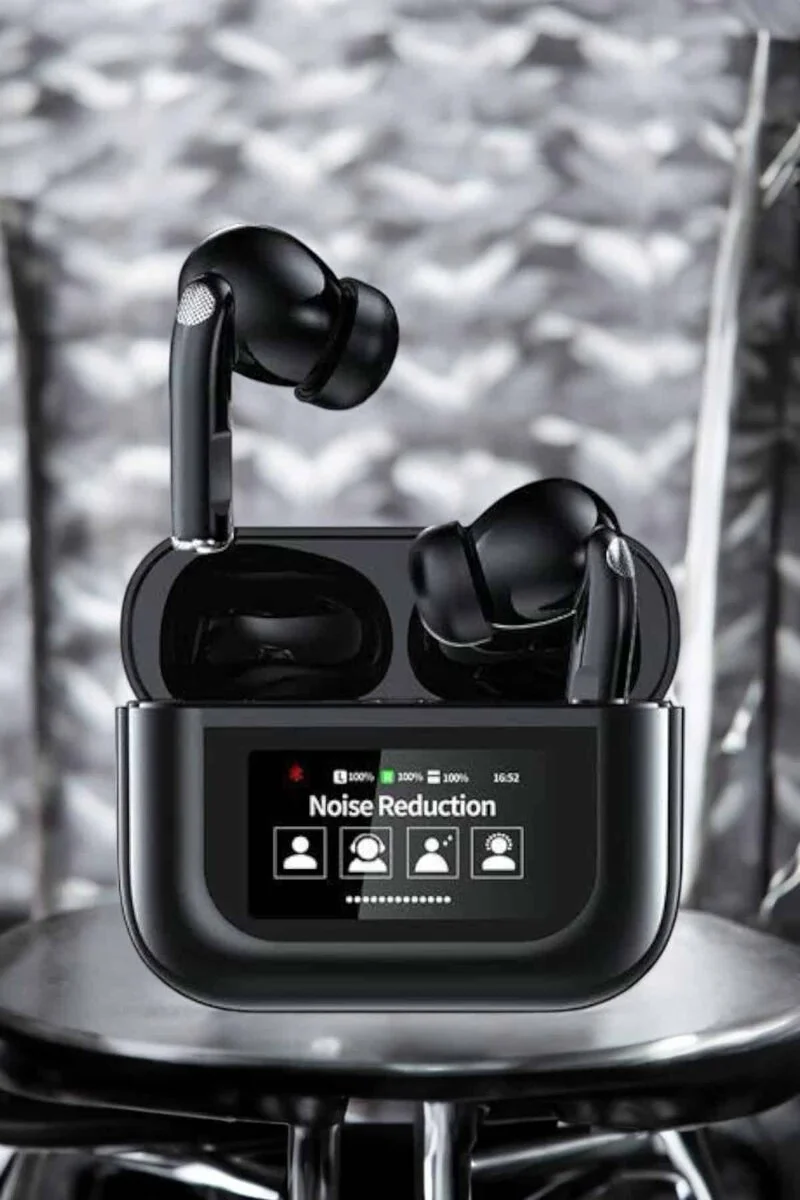 Kablosuz Bluetooth Kulaklık - ANC ve Dijital Ekranlı Uzun Pil Ömürlü