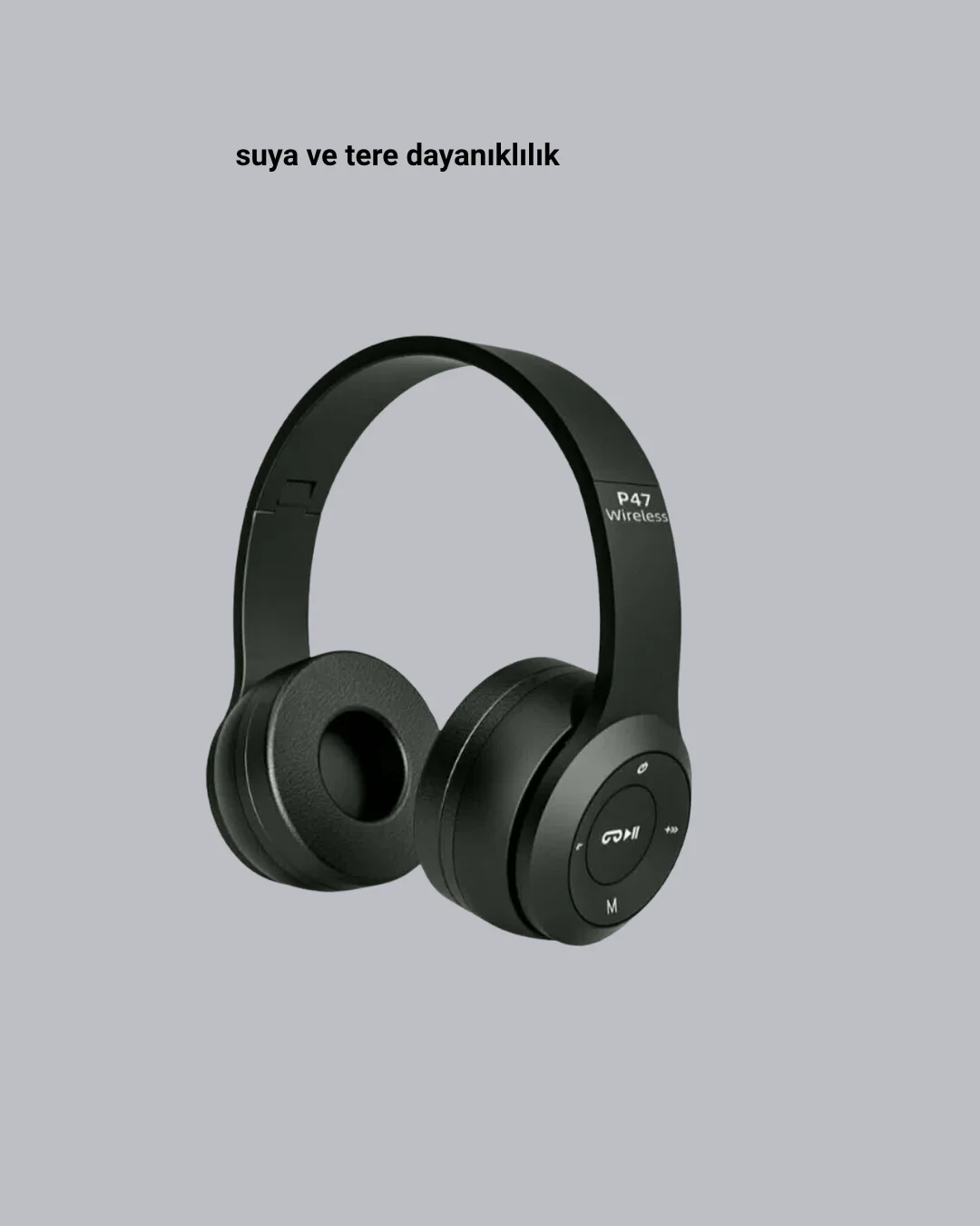 Kablosuz Bluetooth Kulaklık – Suya Dayanıklı ve Uzun Ömürlü Kullanım